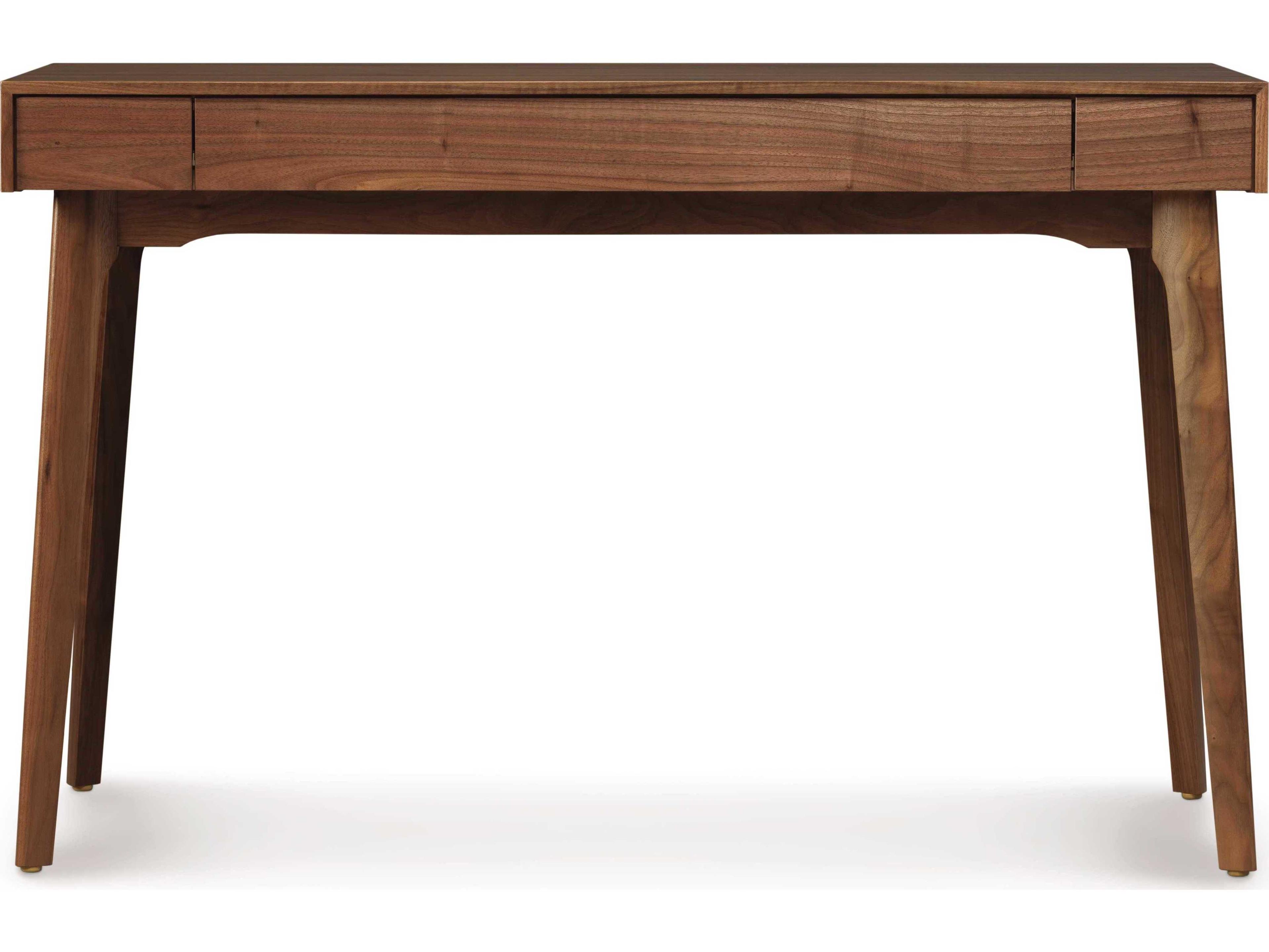 Copeland Catalina Natural Walnut Brown Solid Wood Computer Desk