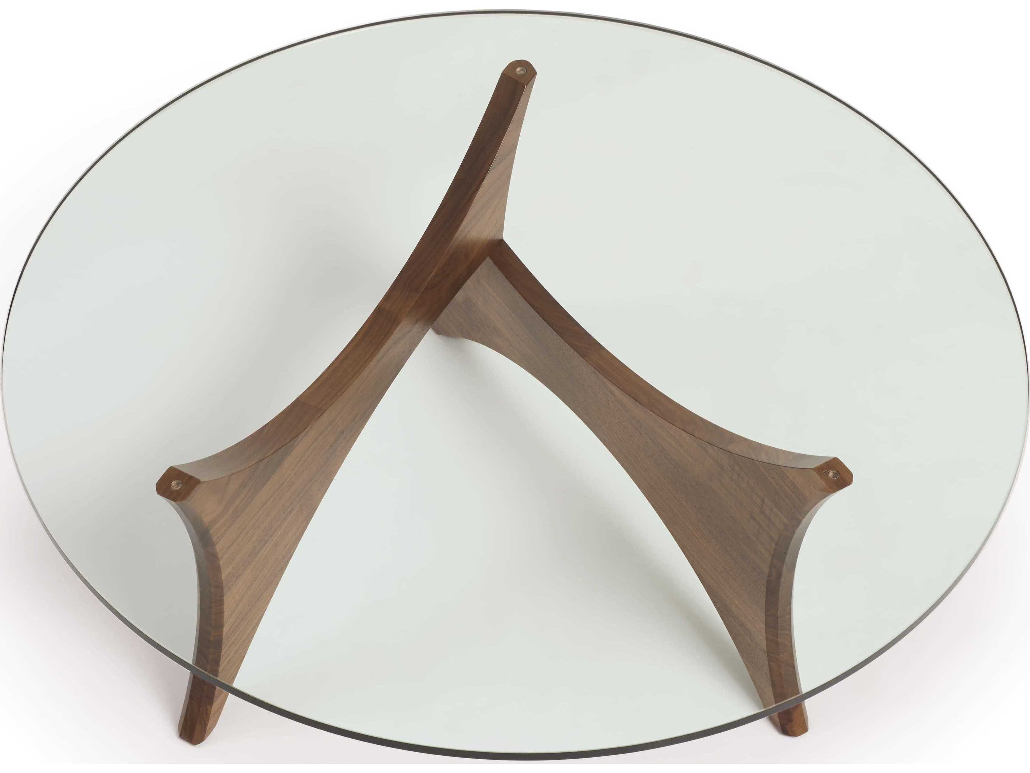 Copeland Statements Round Glass Coffee Table