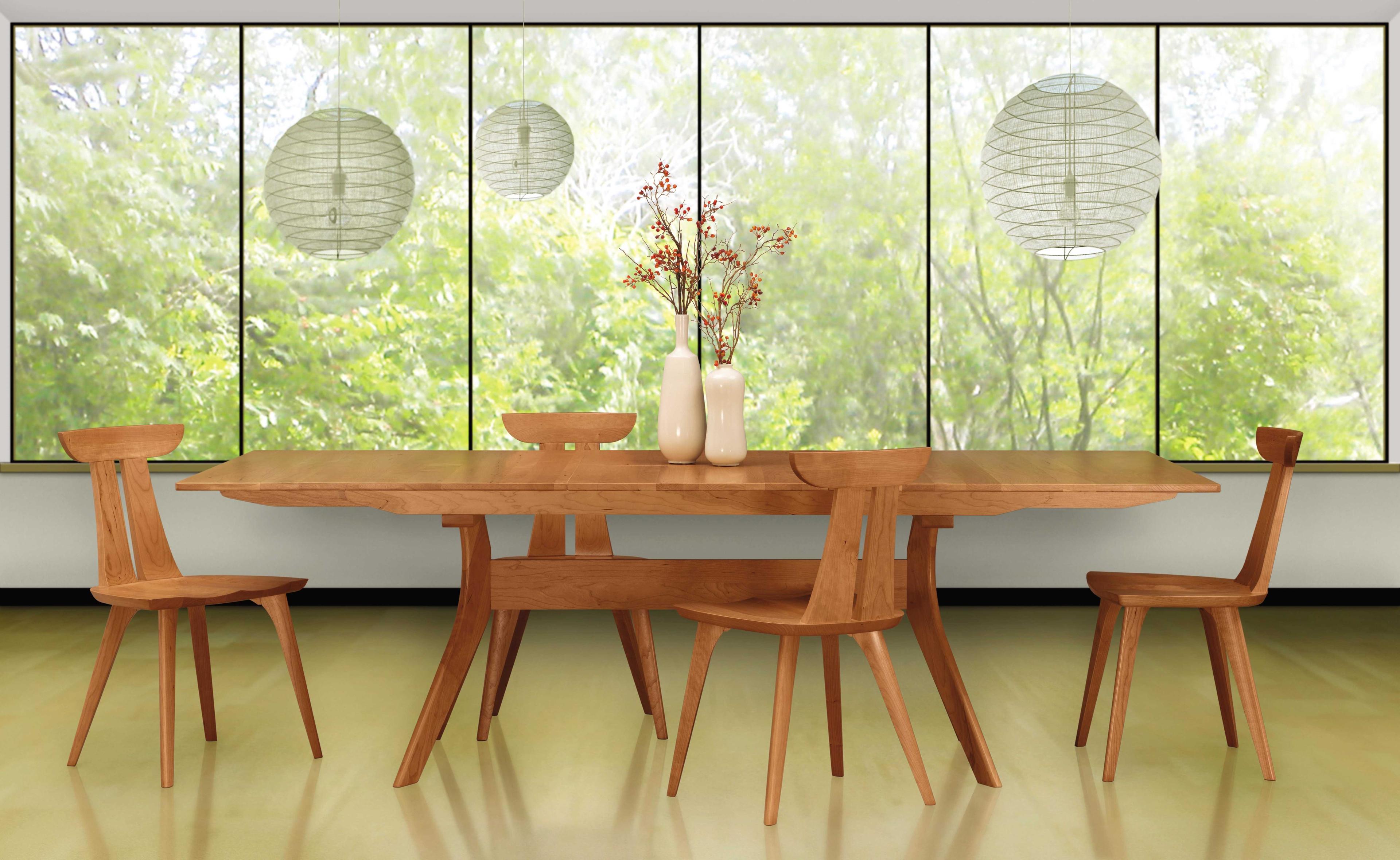 Copeland Audrey Extendable Rectangular Wood Dining Table