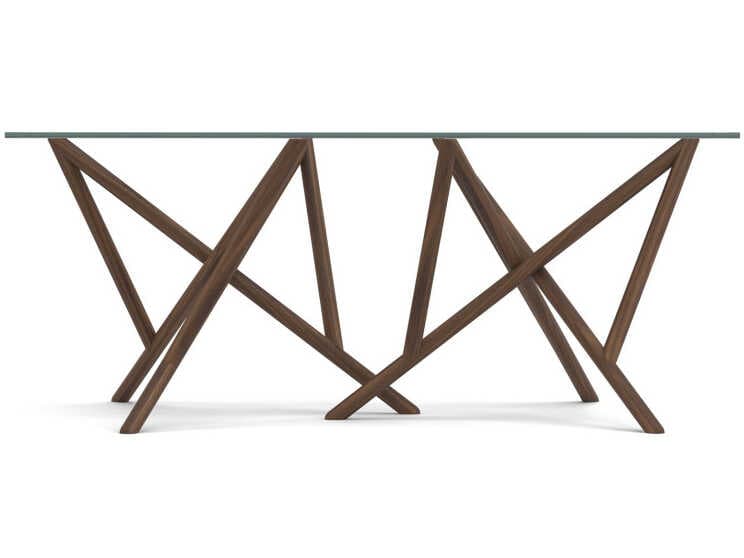 Copeland Baton Rectangular Glass Dining Table