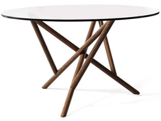 Copeland Baton Round Glass Dining Table
