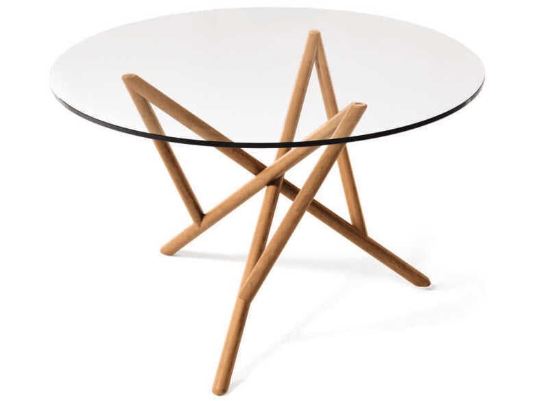 Copeland Baton Round Glass Dining Table
