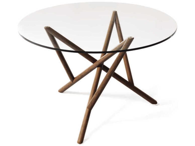 Copeland Baton Round Glass Dining Table