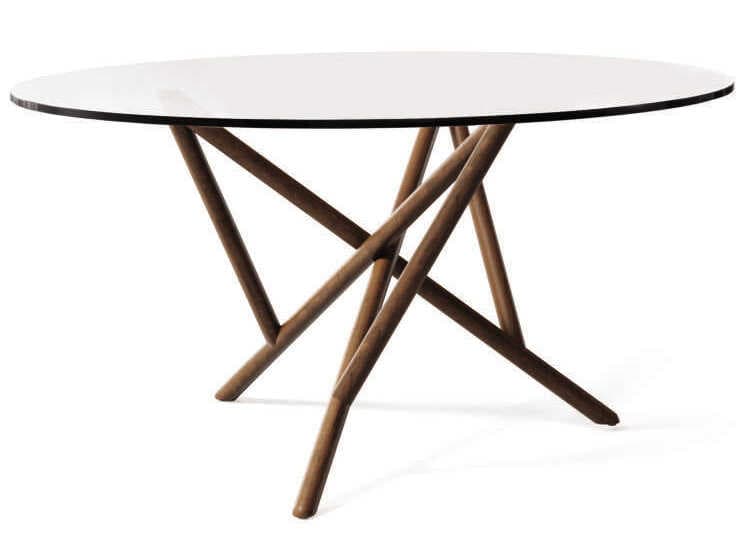 Copeland Baton Round Glass Dining Table