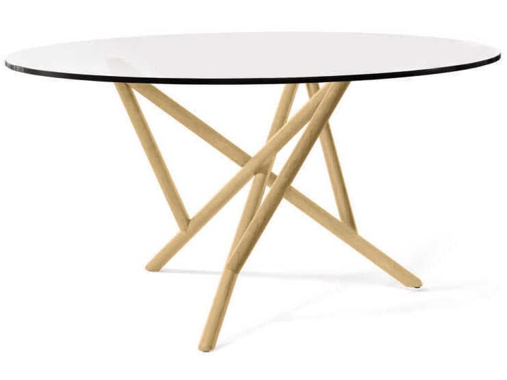 Copeland Baton Round Glass Dining Table
