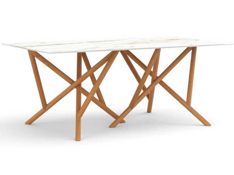 Copeland Baton Rectangular Stone Dining Table