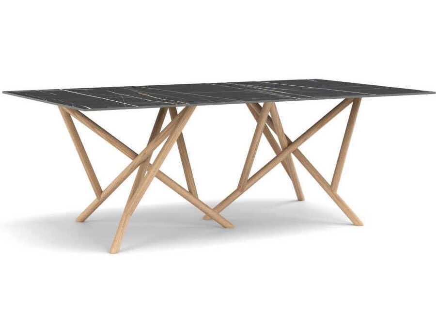 Copeland Baton Rectangular Stone Dining Table