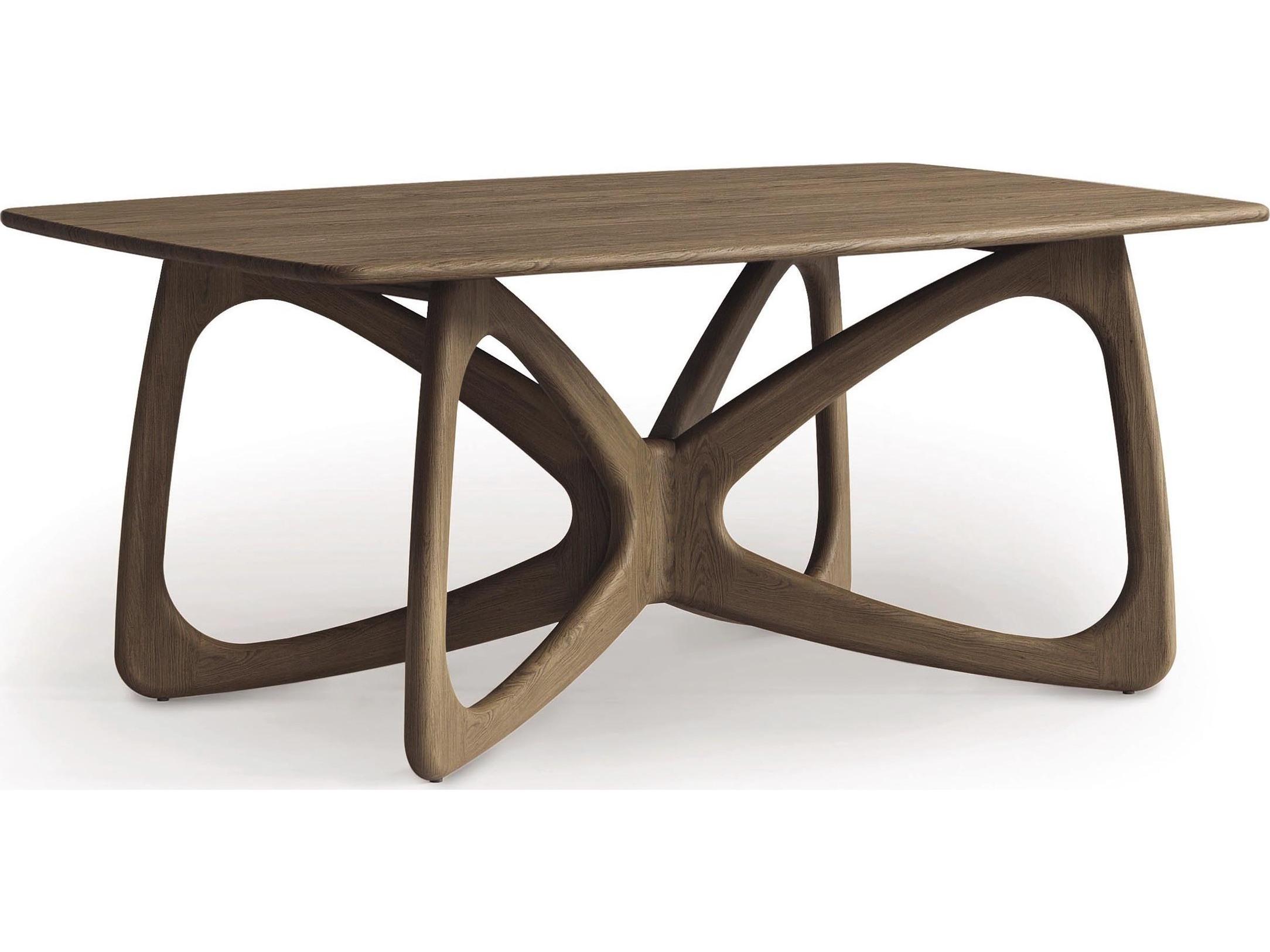 Copeland Butterfly Rectangular Wood Dining Table
