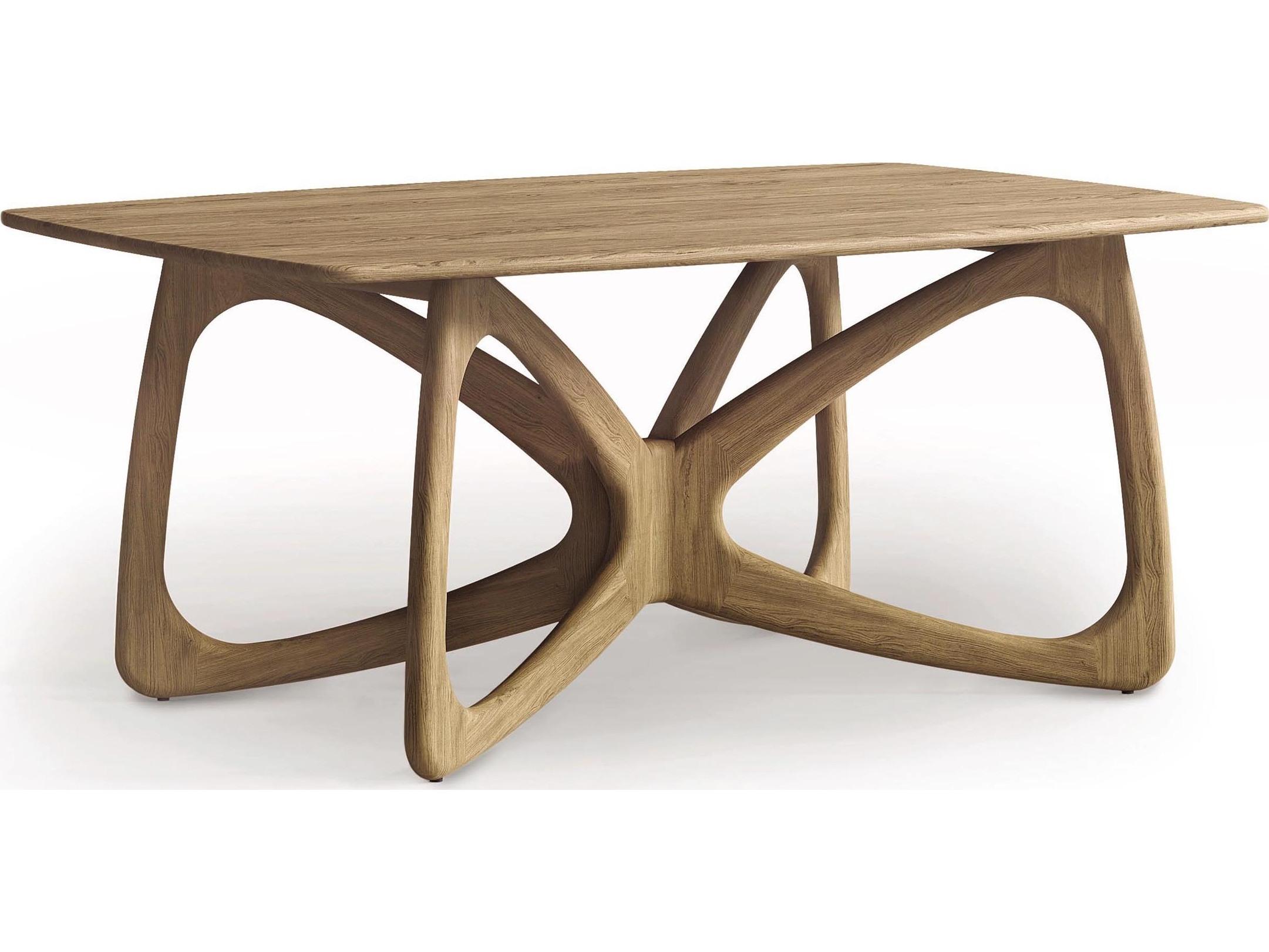 Copeland Butterfly Rectangular Wood Dining Table