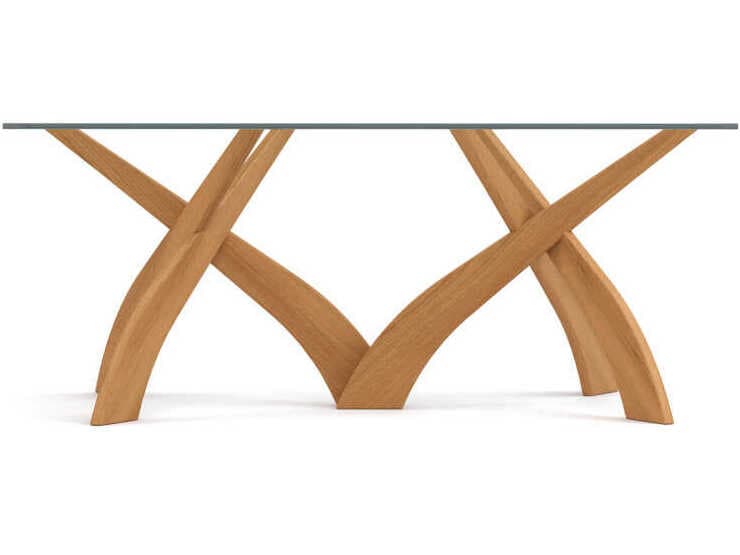 Copeland Entwine Rectangular Glass Dining Table