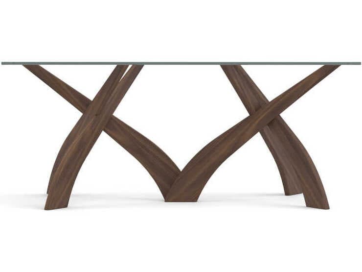Copeland Entwine Rectangular Glass Dining Table