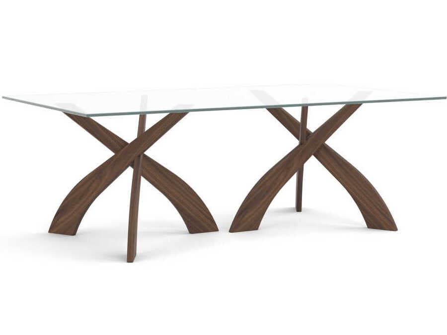 Copeland Entwine Rectangular Glass Dining Table