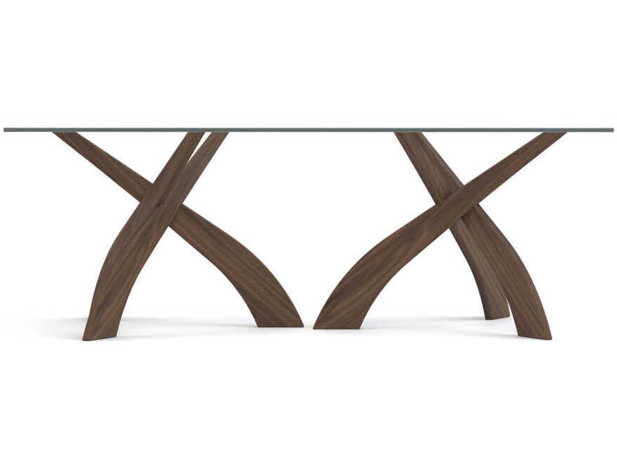 Copeland Entwine Rectangular Glass Dining Table