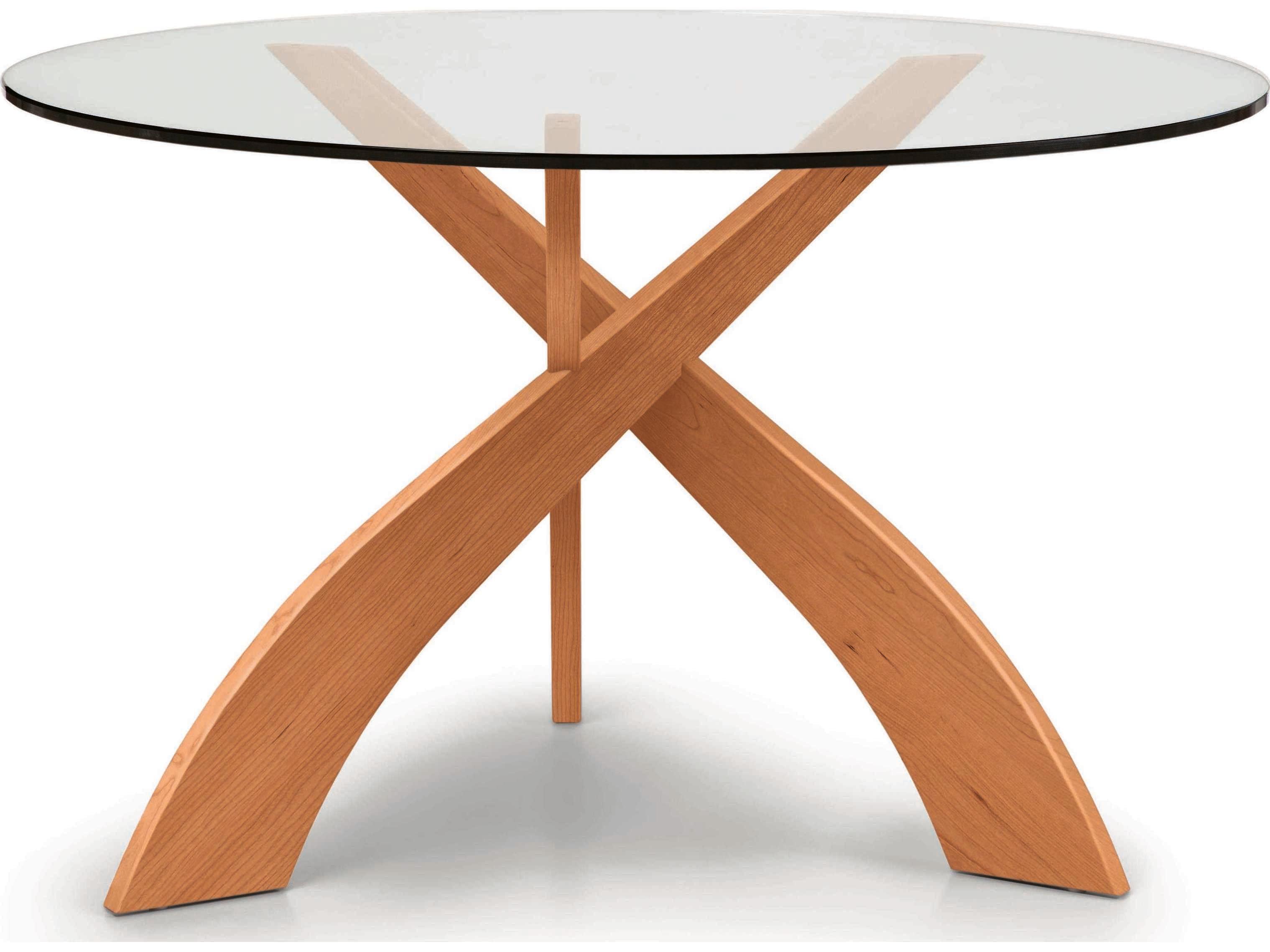 Copeland Entwine Round Glass Dining Table