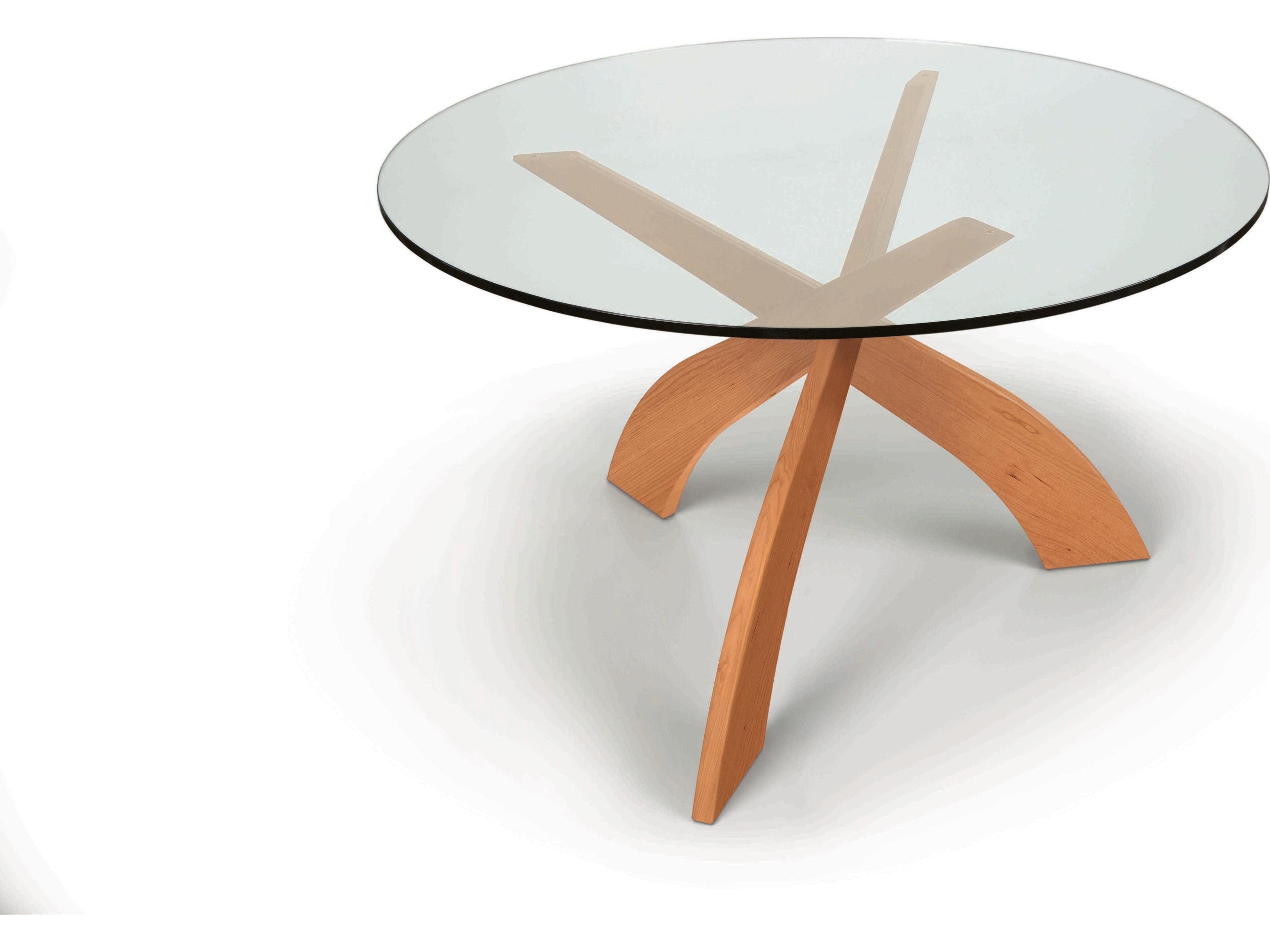 Copeland Entwine Round Glass Dining Table