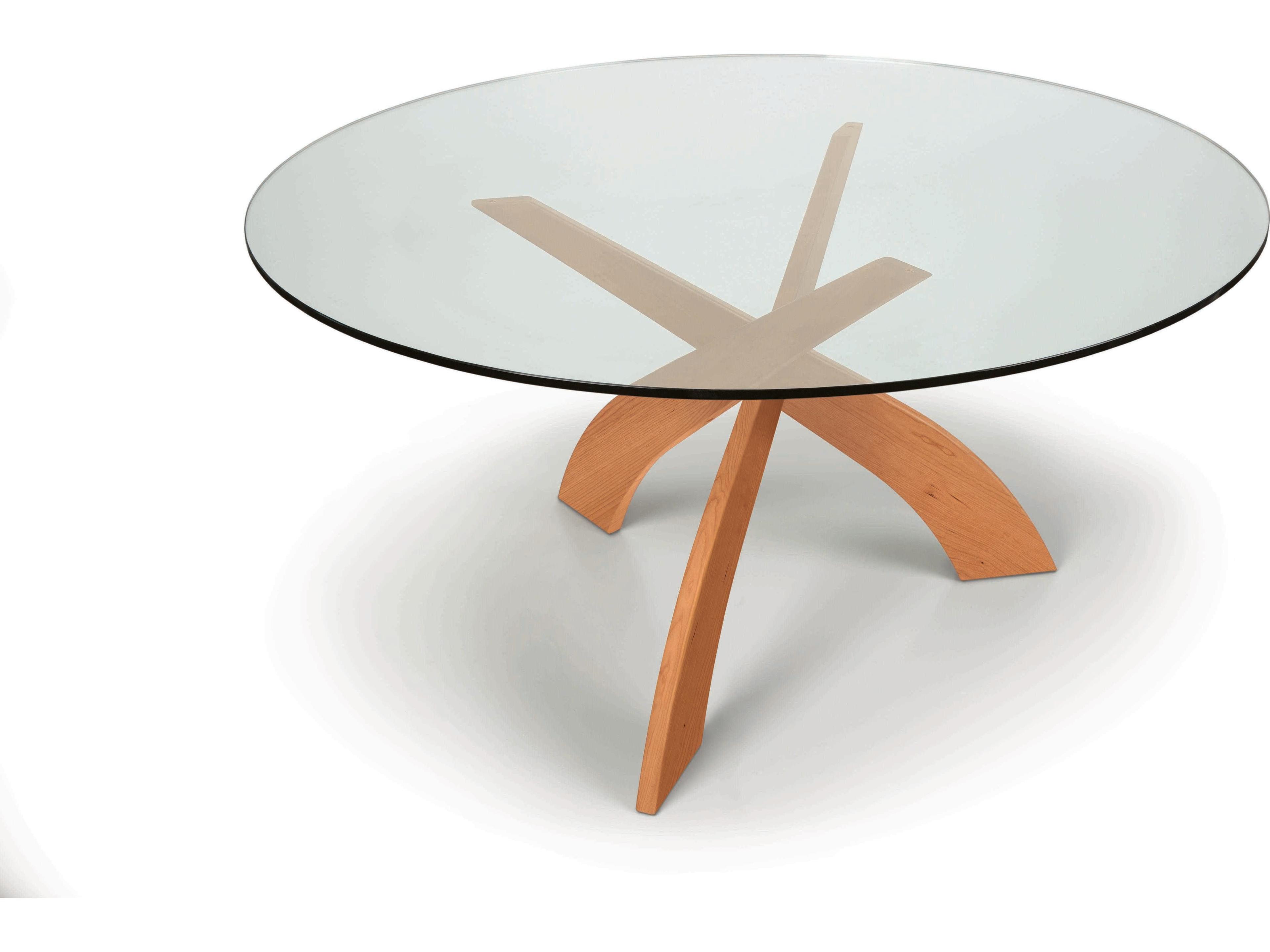 Copeland Entwine Round Glass Dining Table
