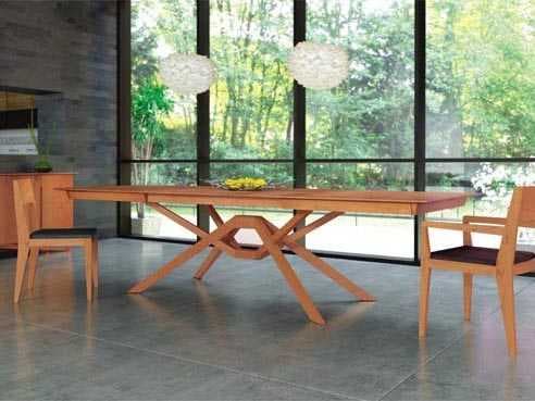 Copeland Exeter Extendable Rectangular Wood Dining Table