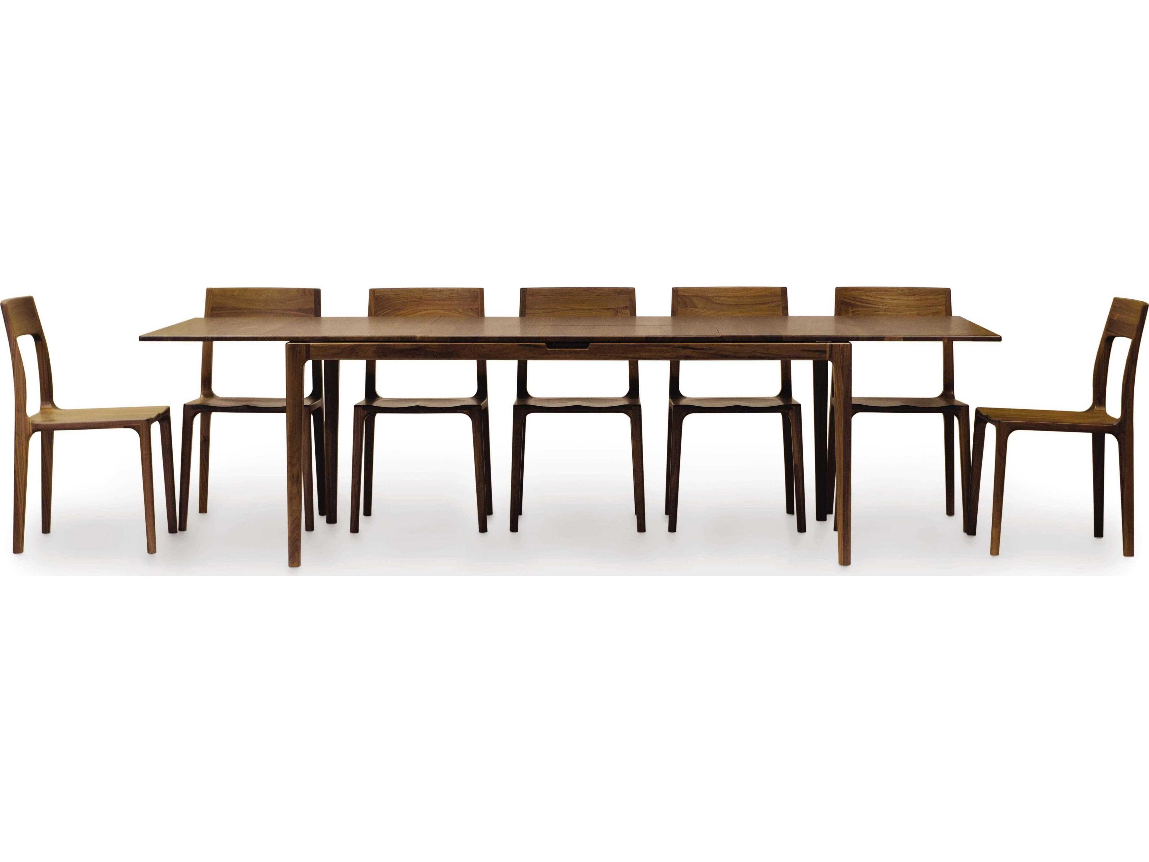 Copeland Lisse Extendable Rectangular Wood Brown Dining Table