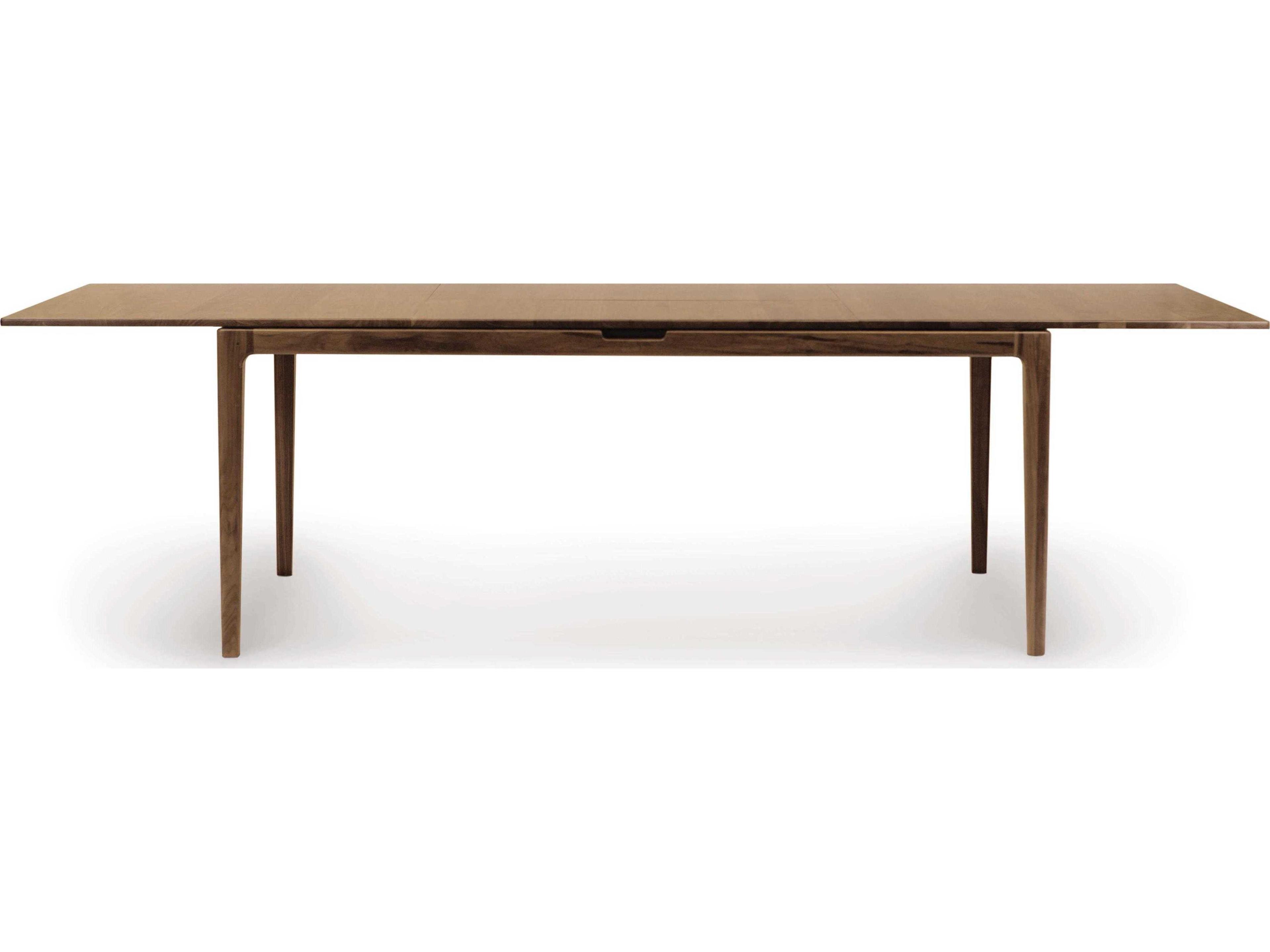 Copeland Lisse Extendable Rectangular Wood Walnut Dining Table