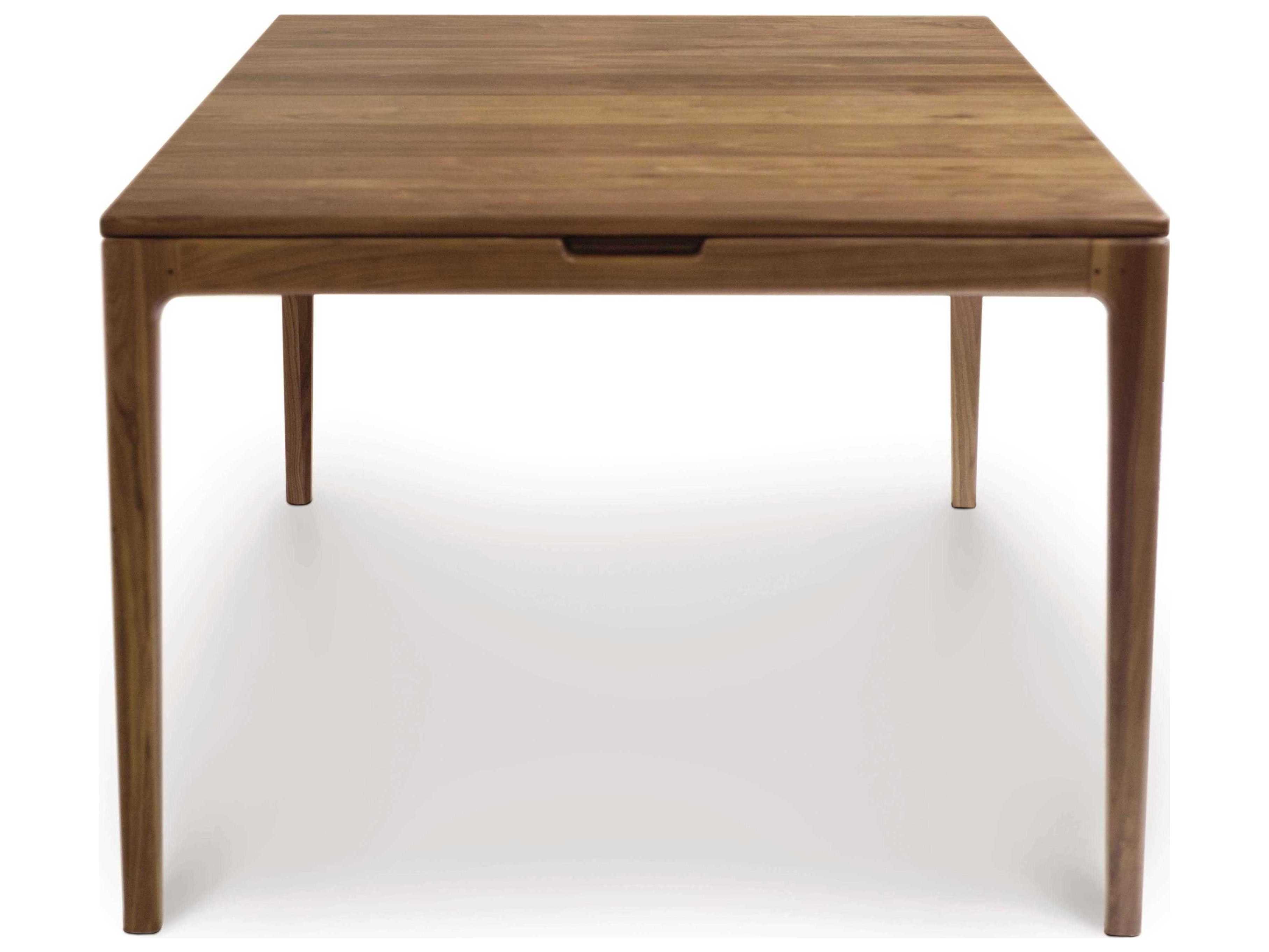 Copeland Lisse Extendable Rectangular Wood Walnut Dining Table