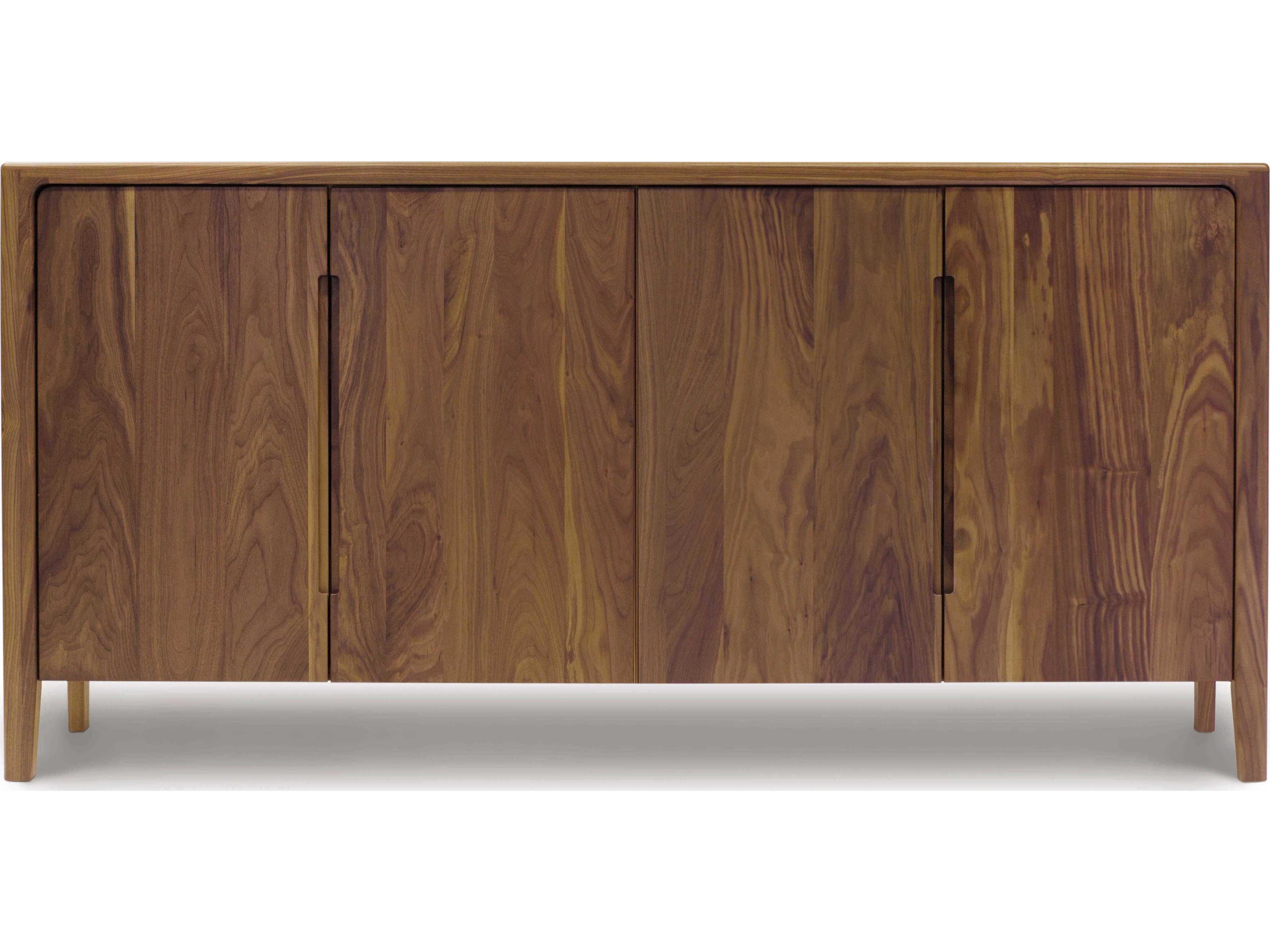 Copeland Lisse 69" Walnut Wood Brown Sideboard