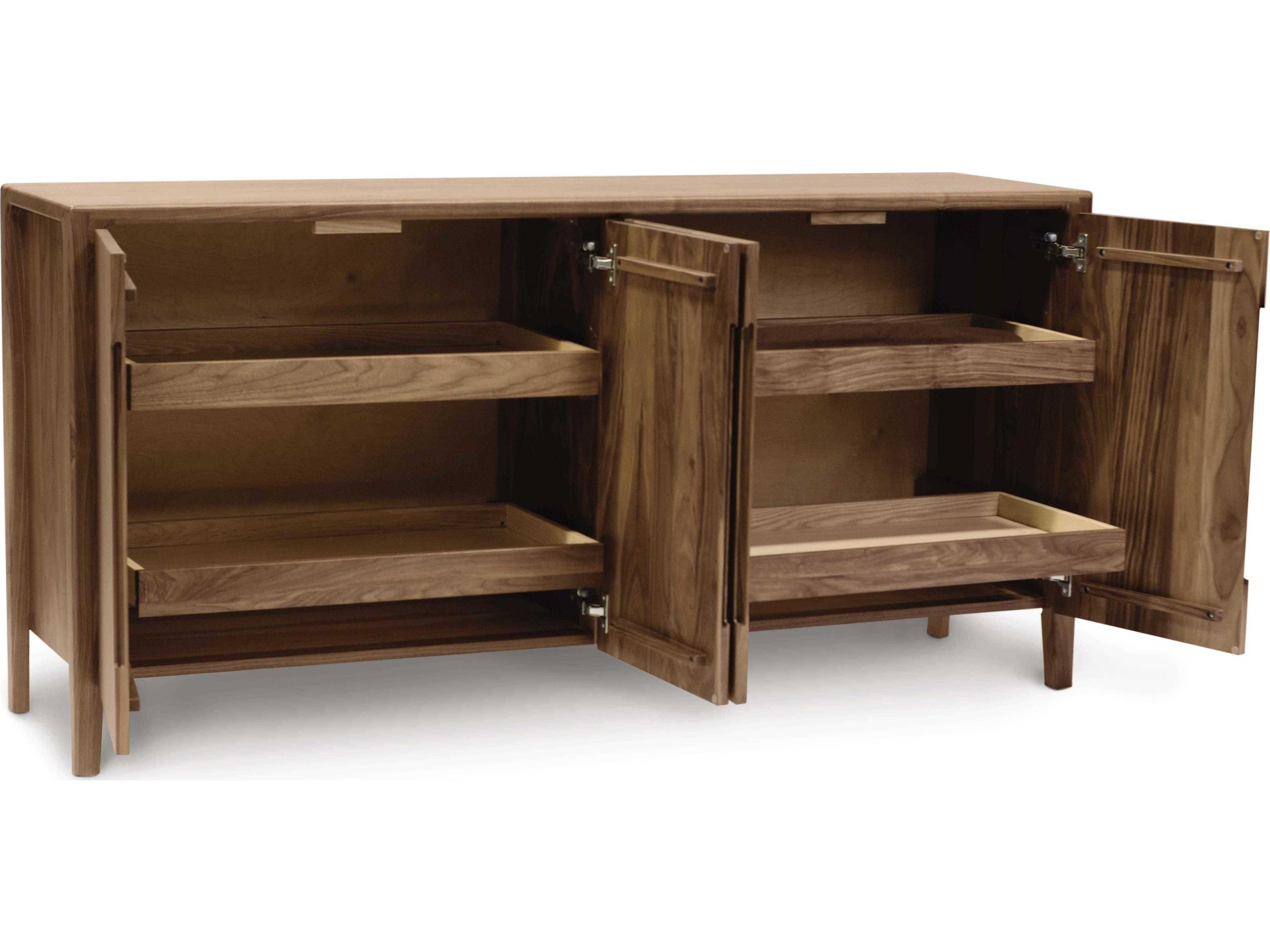 Copeland Lisse 69" Walnut Wood Brown Sideboard