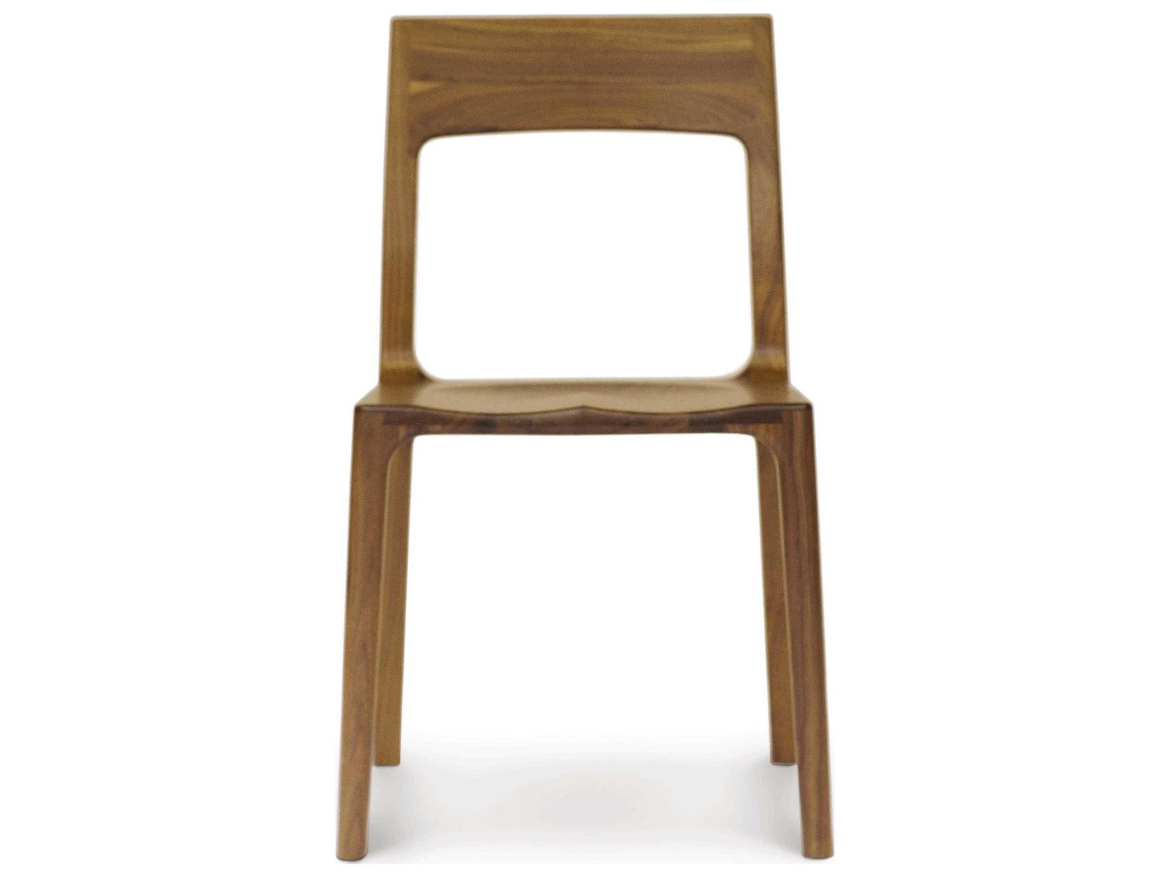Copeland Lisse Walnut Wood Brown Side Dining Chair