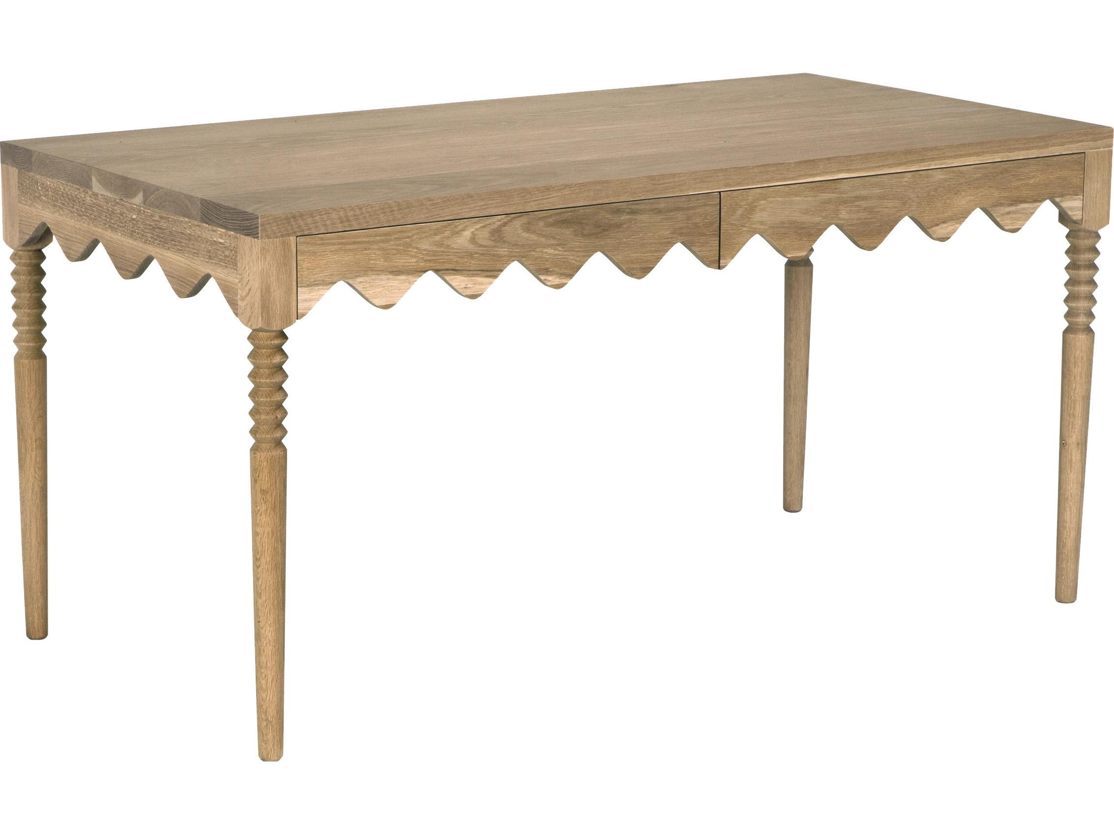 CFC Lulu Natural Oak Wood Writing Desk