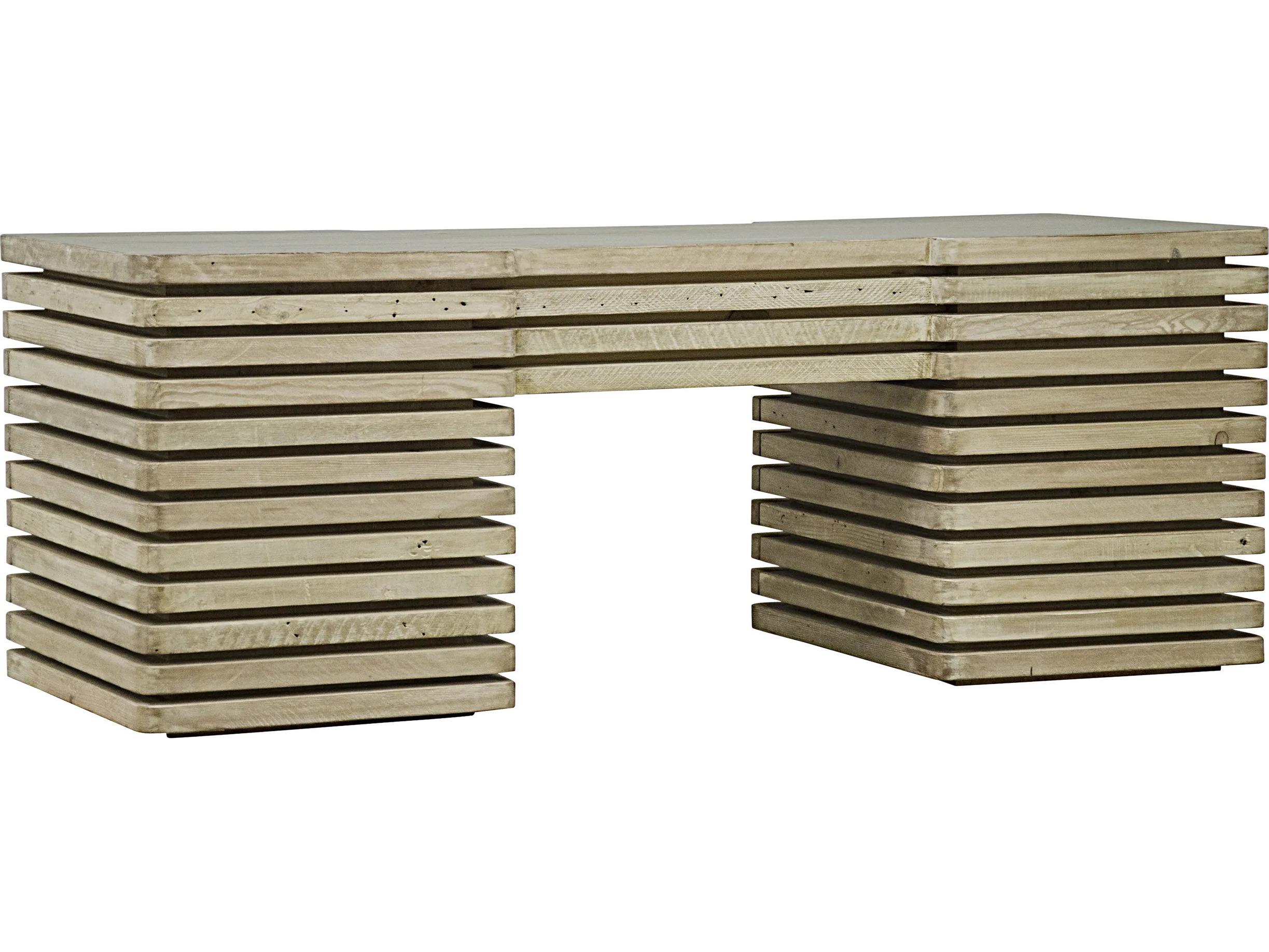 CFC Milo Grey Wash Wax Writing Desk