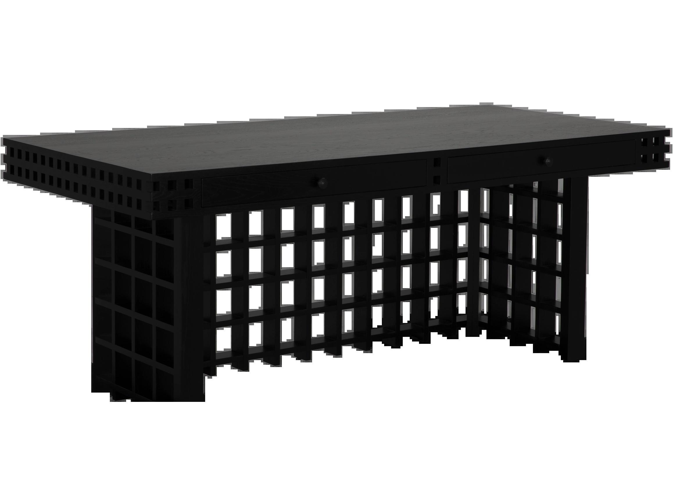 CFC Rubilks Black Oak Wood Writing Desk