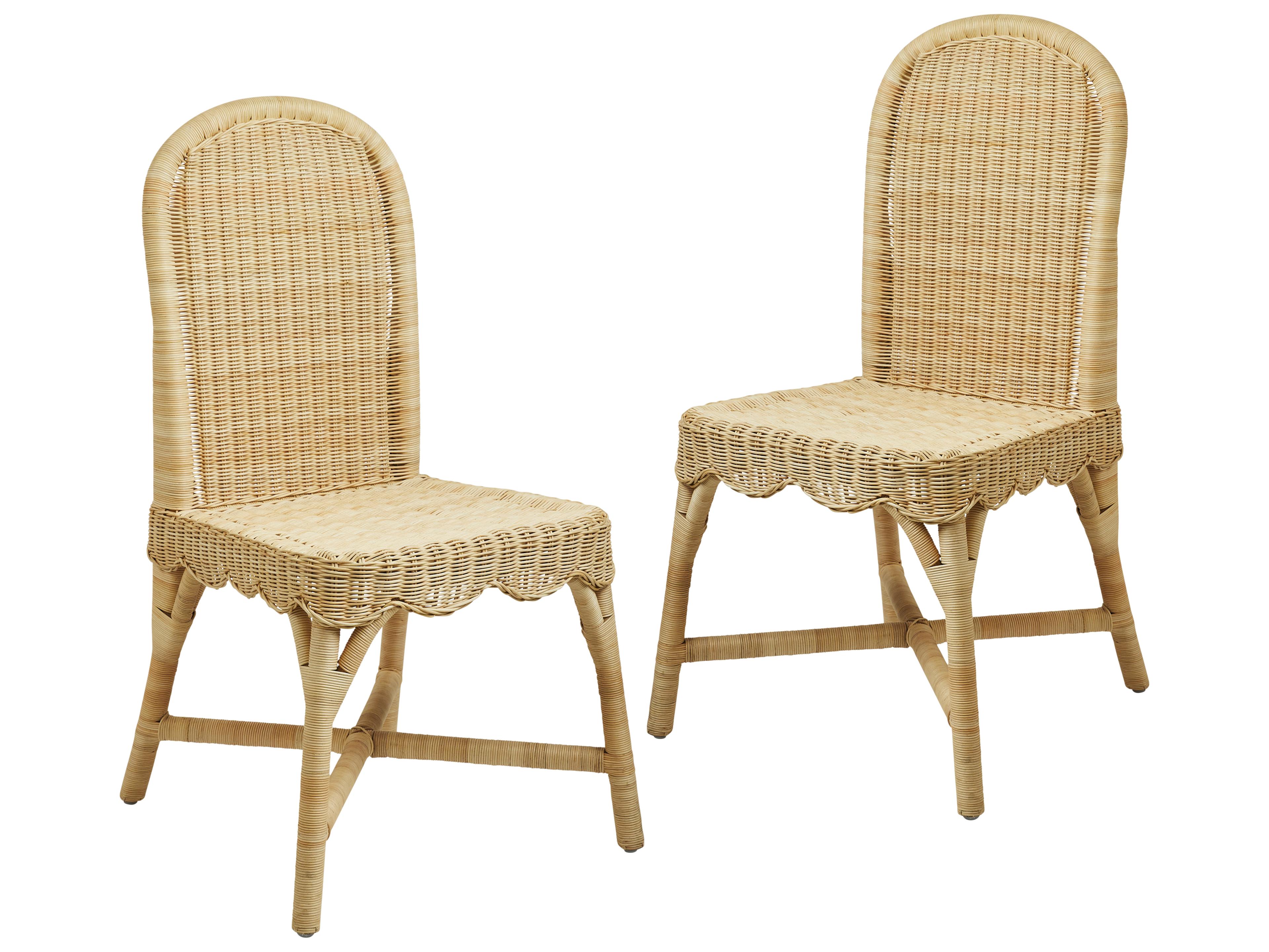 Chelsea House Amanda Lindroth Natural Armless Dining Chair