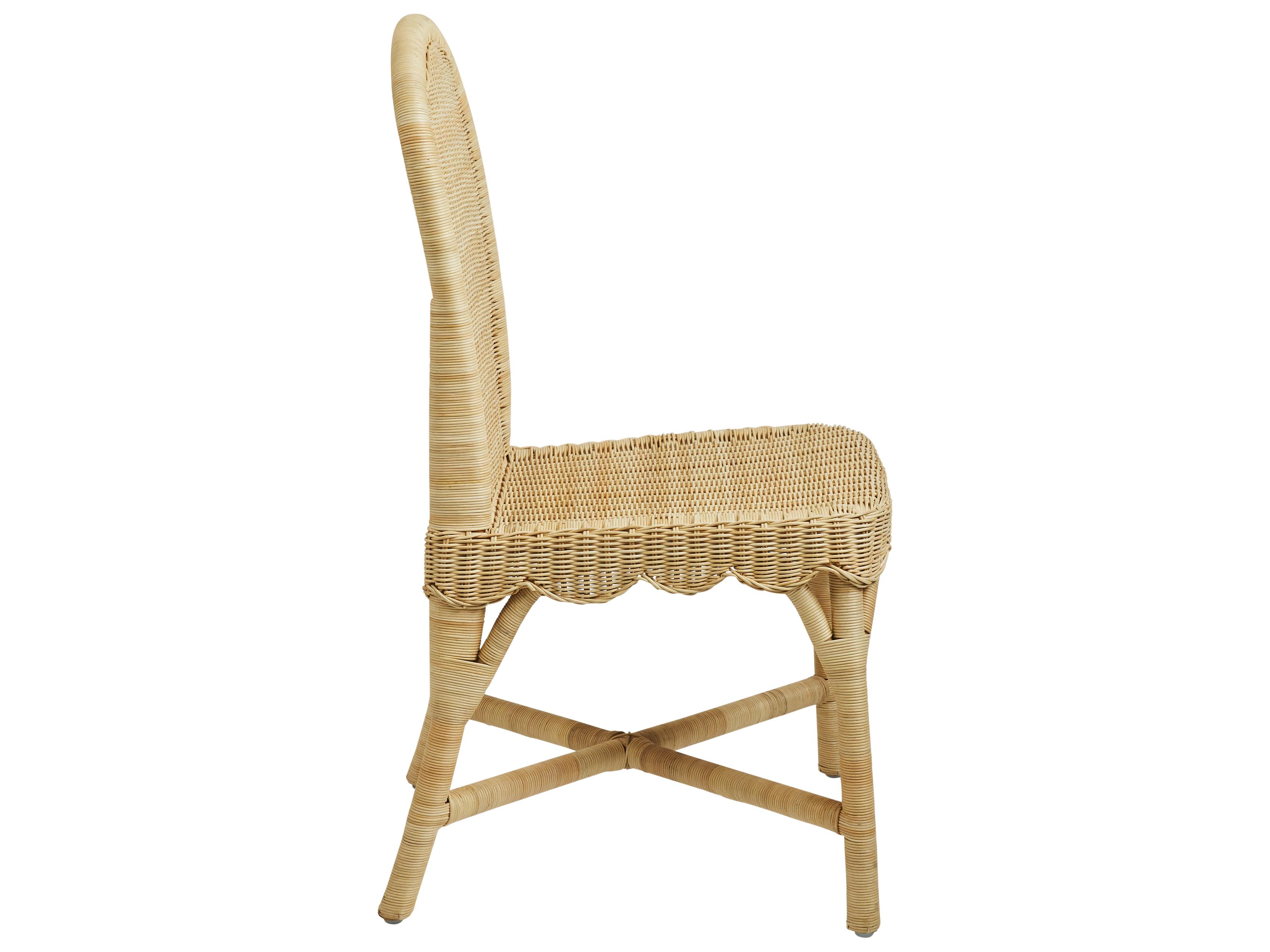 Chelsea House Amanda Lindroth Natural Armless Dining Chair