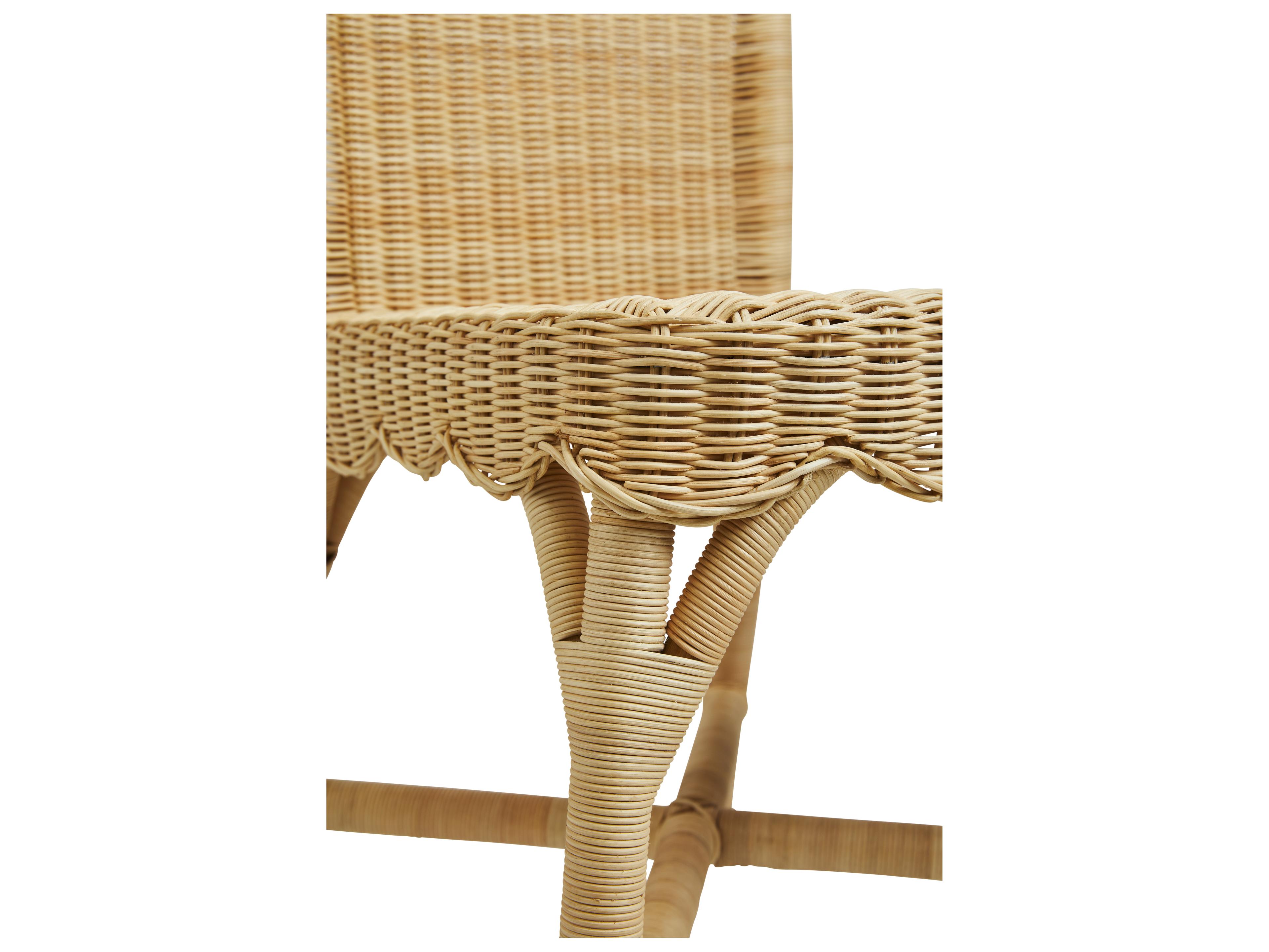 Chelsea House Amanda Lindroth Natural Armless Dining Chair