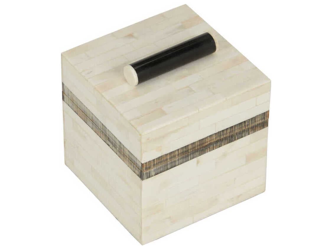 Chelsea House Lila Natural Black White Jewelry Box
