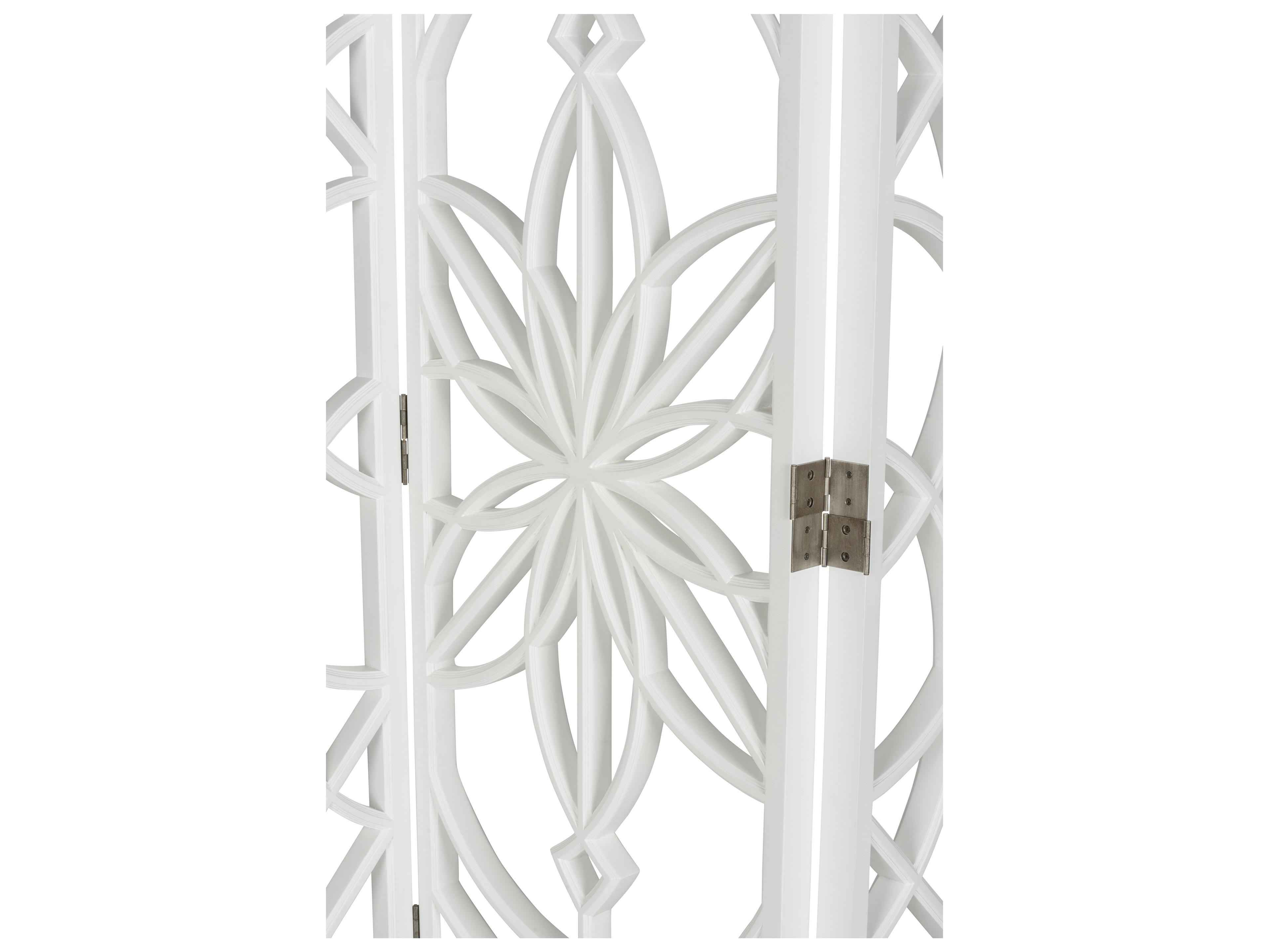 Chelsea House Lisa Kahn Tree of Life White Cream 3 Panel Room Divider
