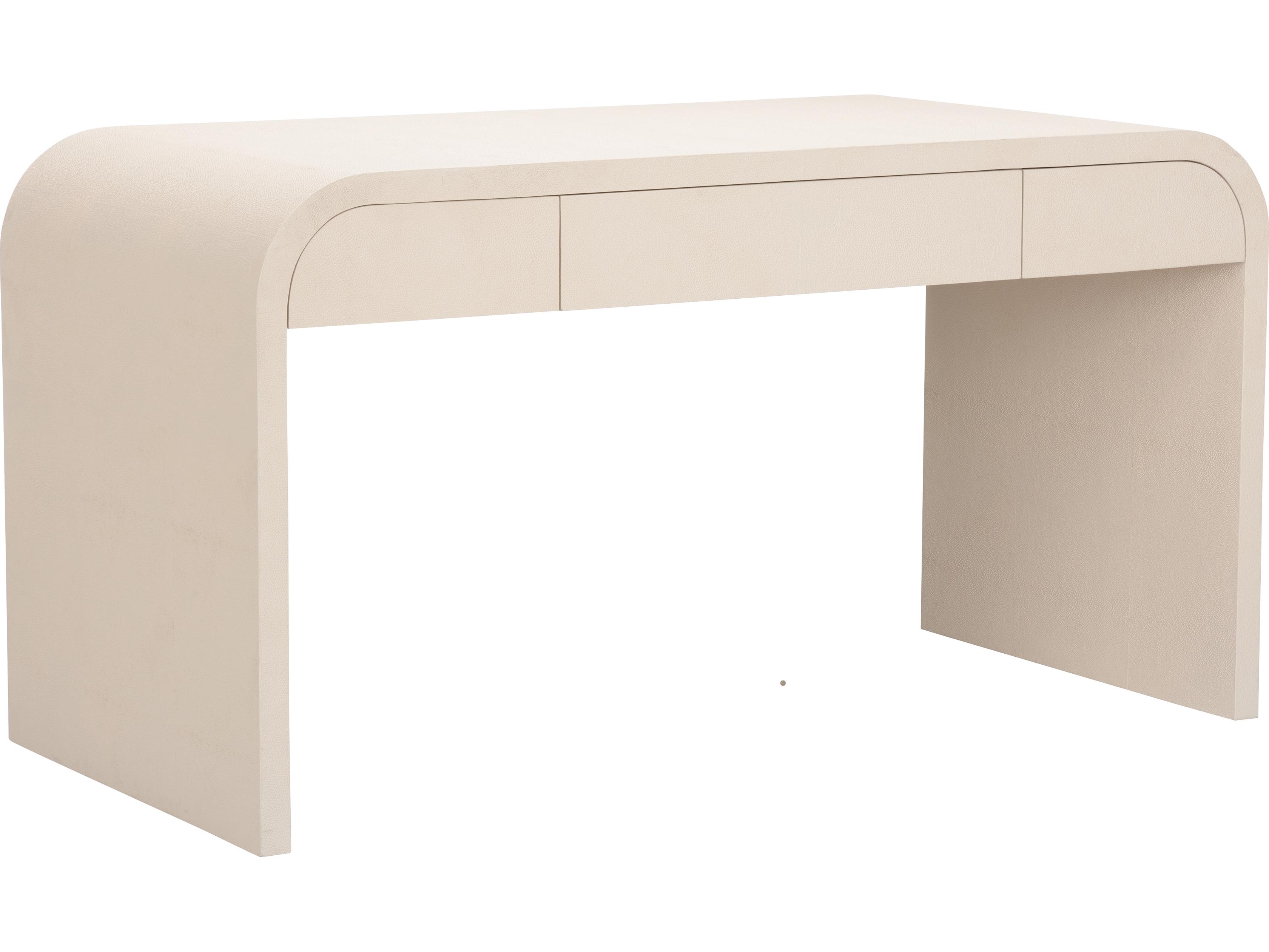 Chelsea House Elizabeth Wicker White Cream Beige Writing Desk