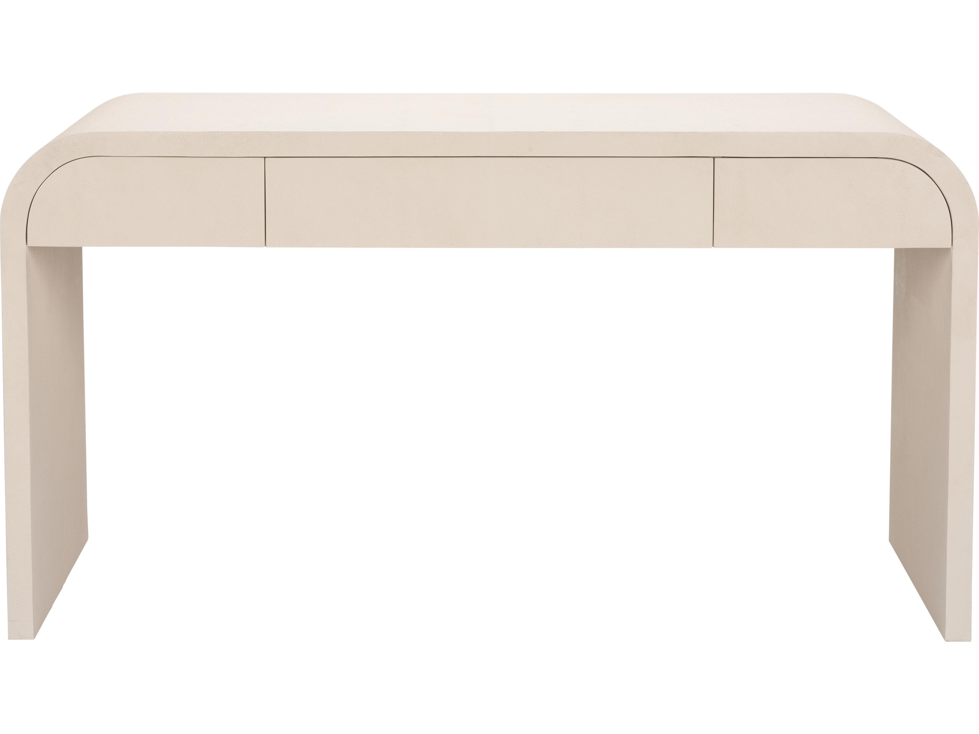 Chelsea House Elizabeth Wicker White Cream Beige Writing Desk