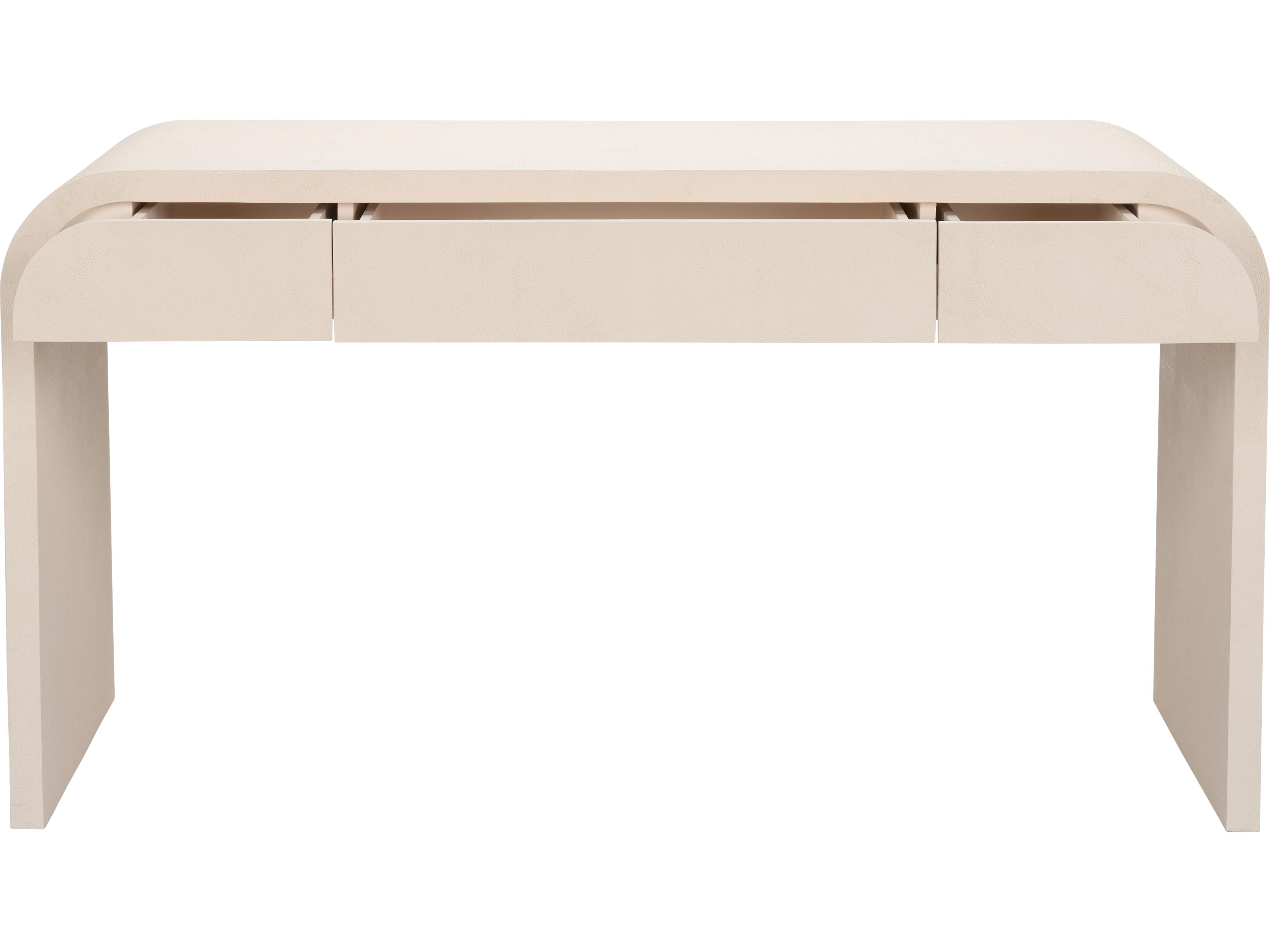 Chelsea House Elizabeth Wicker White Cream Beige Writing Desk