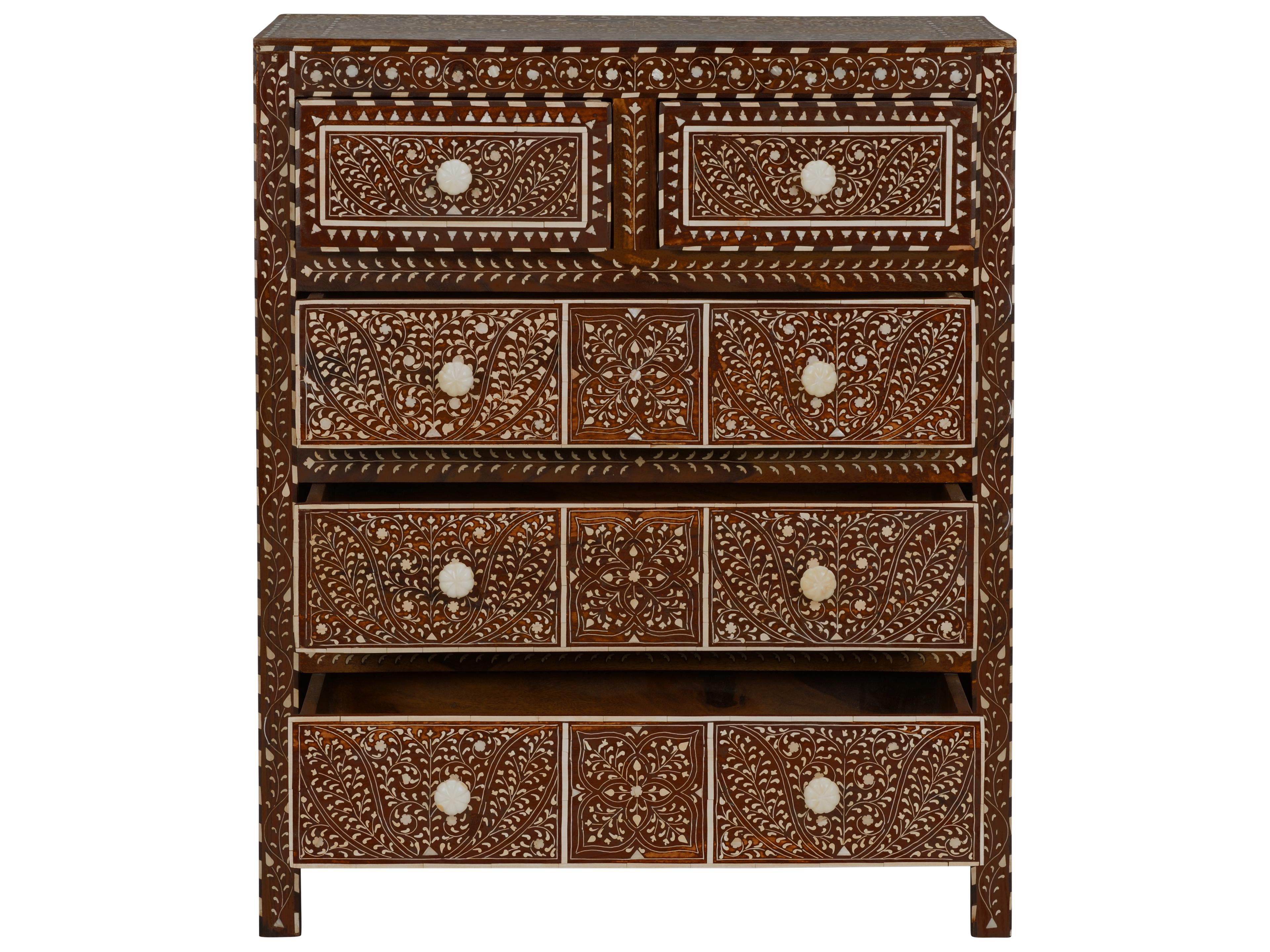 Chelsea House Misc Brown White Cream Accent Chest