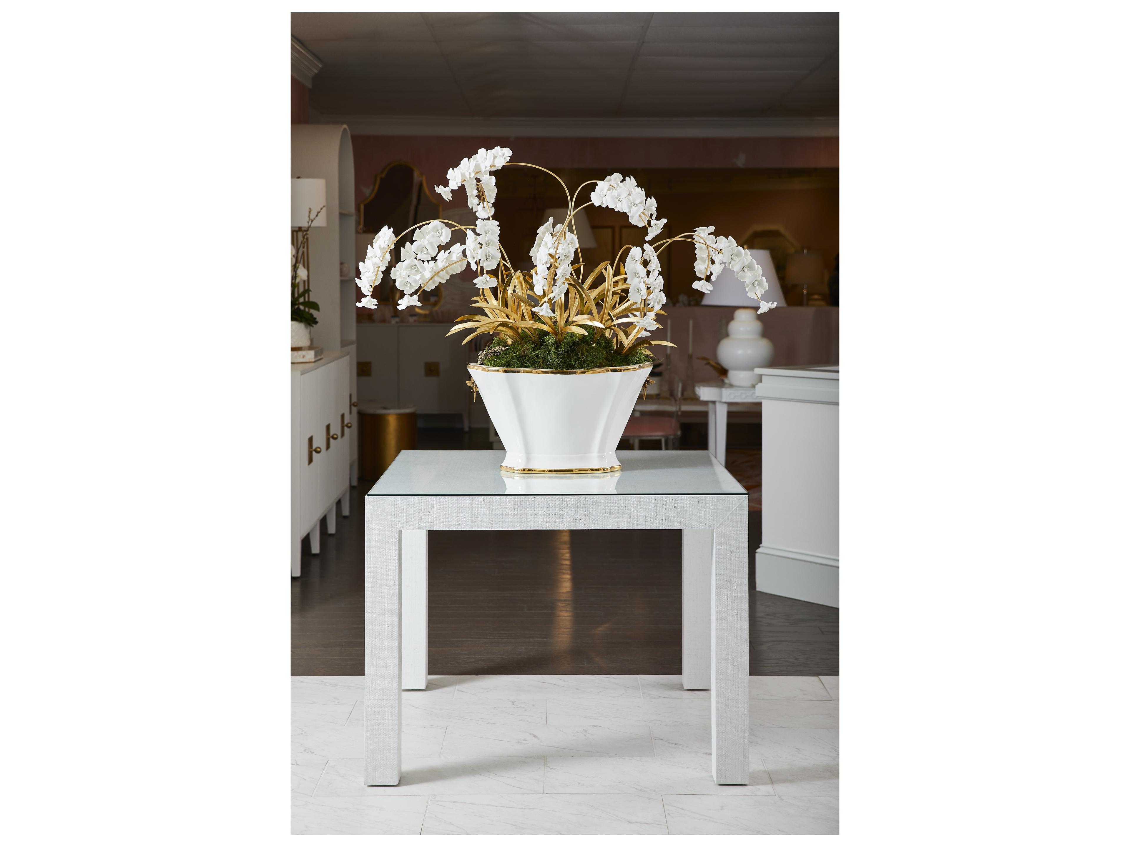 Chelsea House Jamie Merida White Cream Game Table
