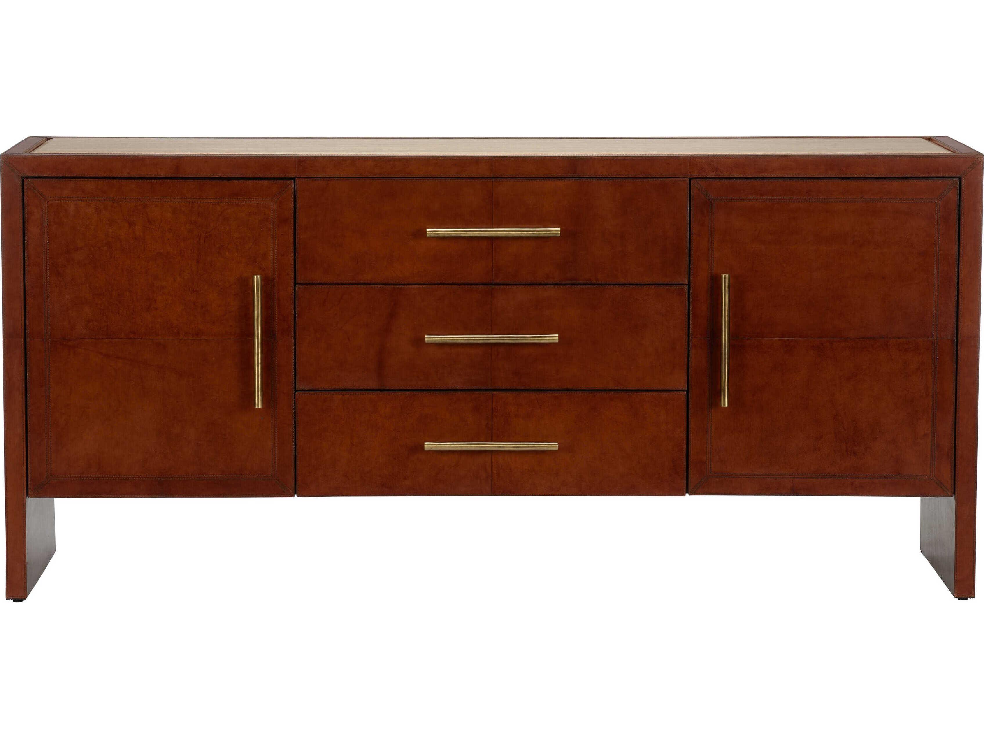 Chelsea House 72" Cognac Natural Brown Santino Sideboard
