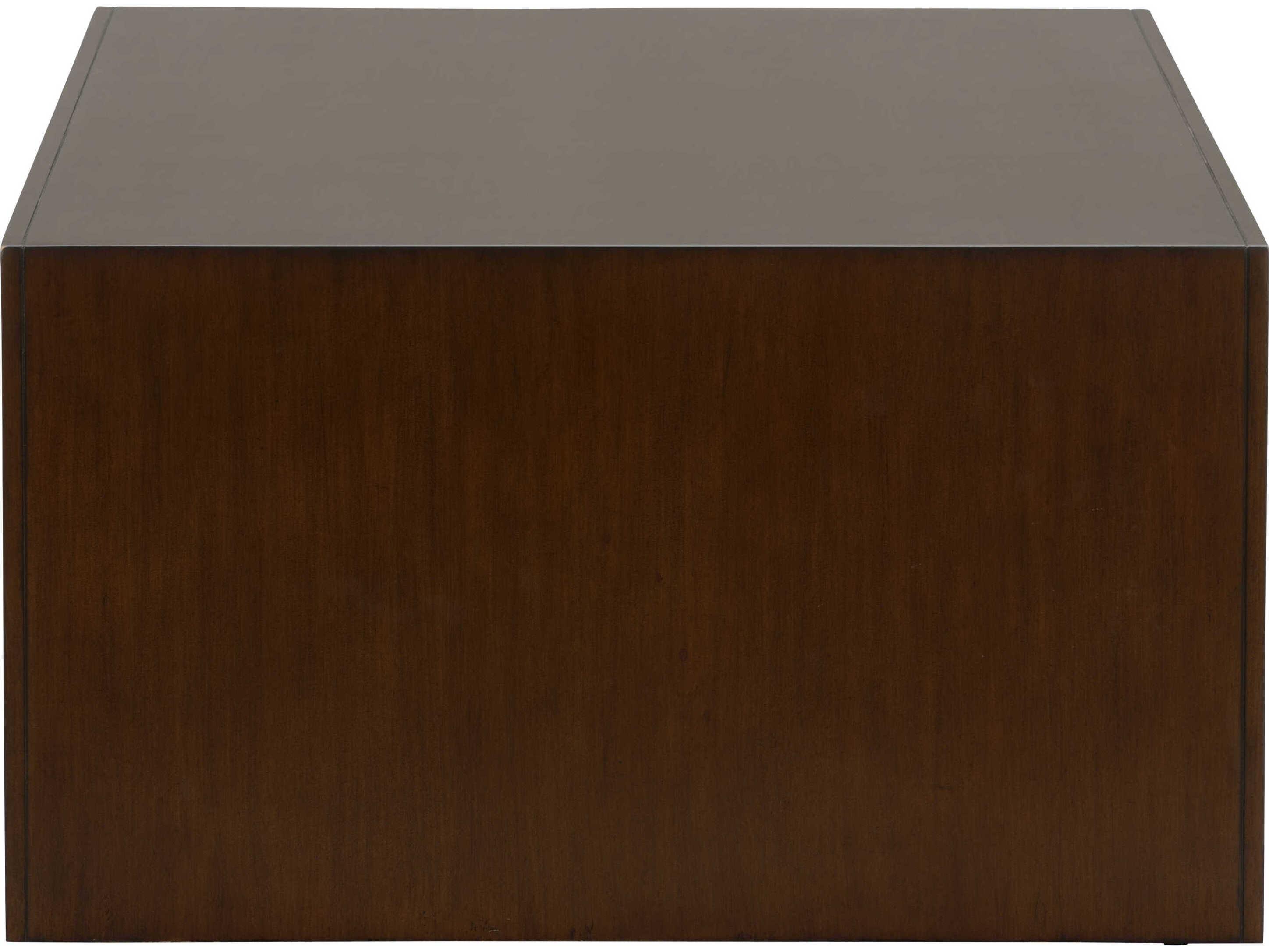 Chelsea House Jamie Merida Rectangular Wood Mahogany Antique Gold Leaf Baldwin Coffee Table