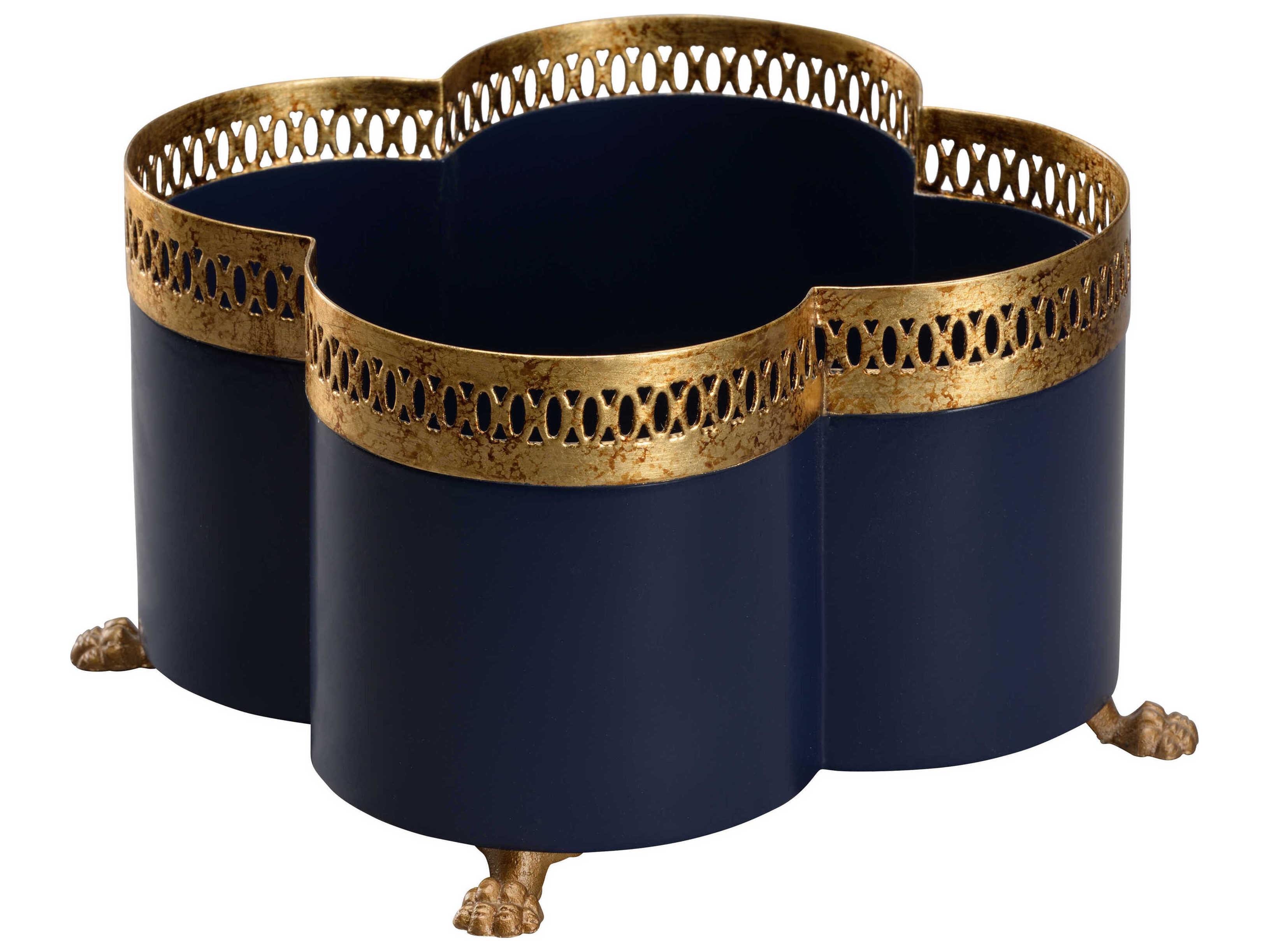 Chelsea House Tracery Navy Blue Cachepot