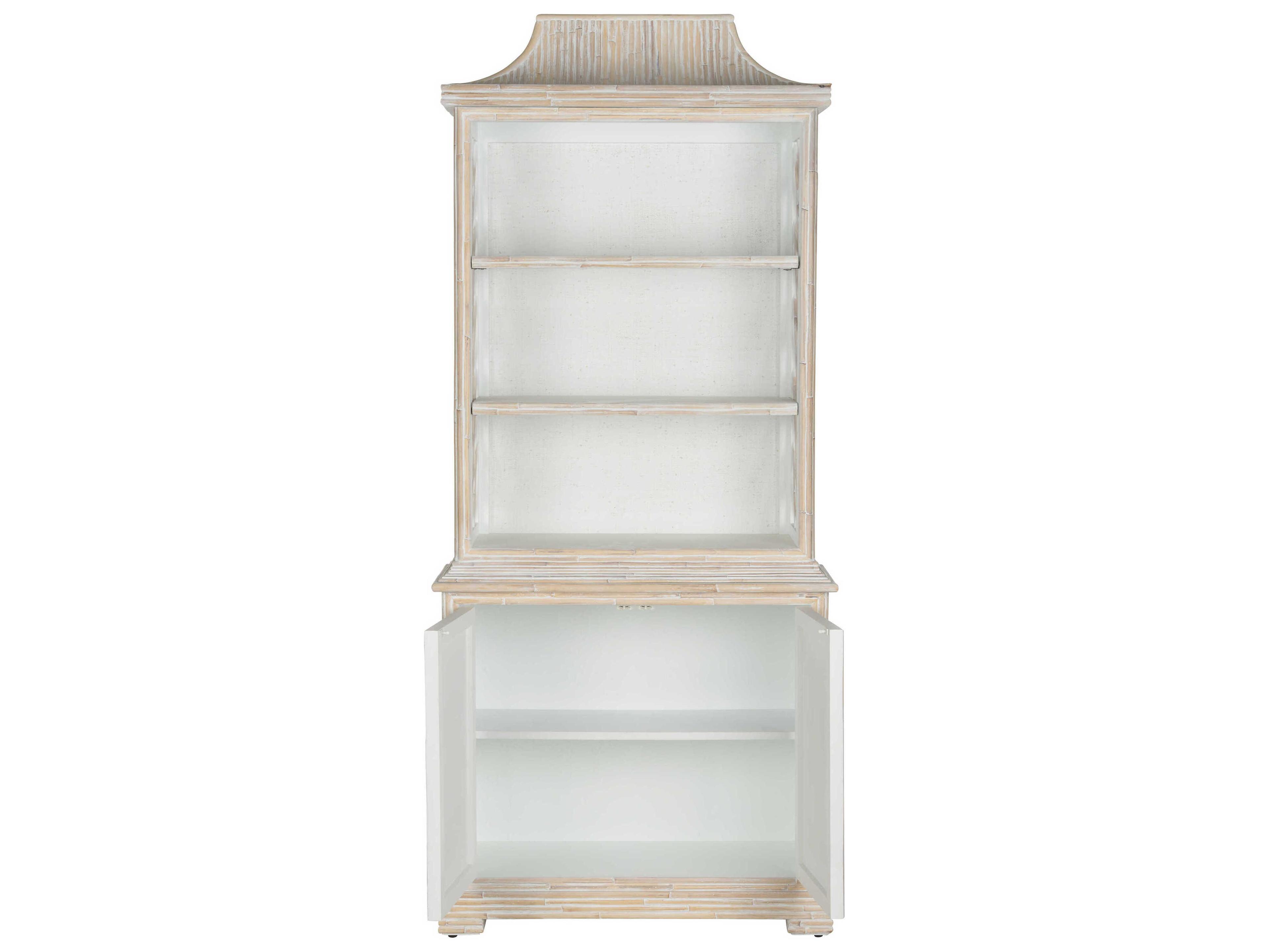 Chelsea House Jamie Merida Whitewashed Lyford Cay Bookcase