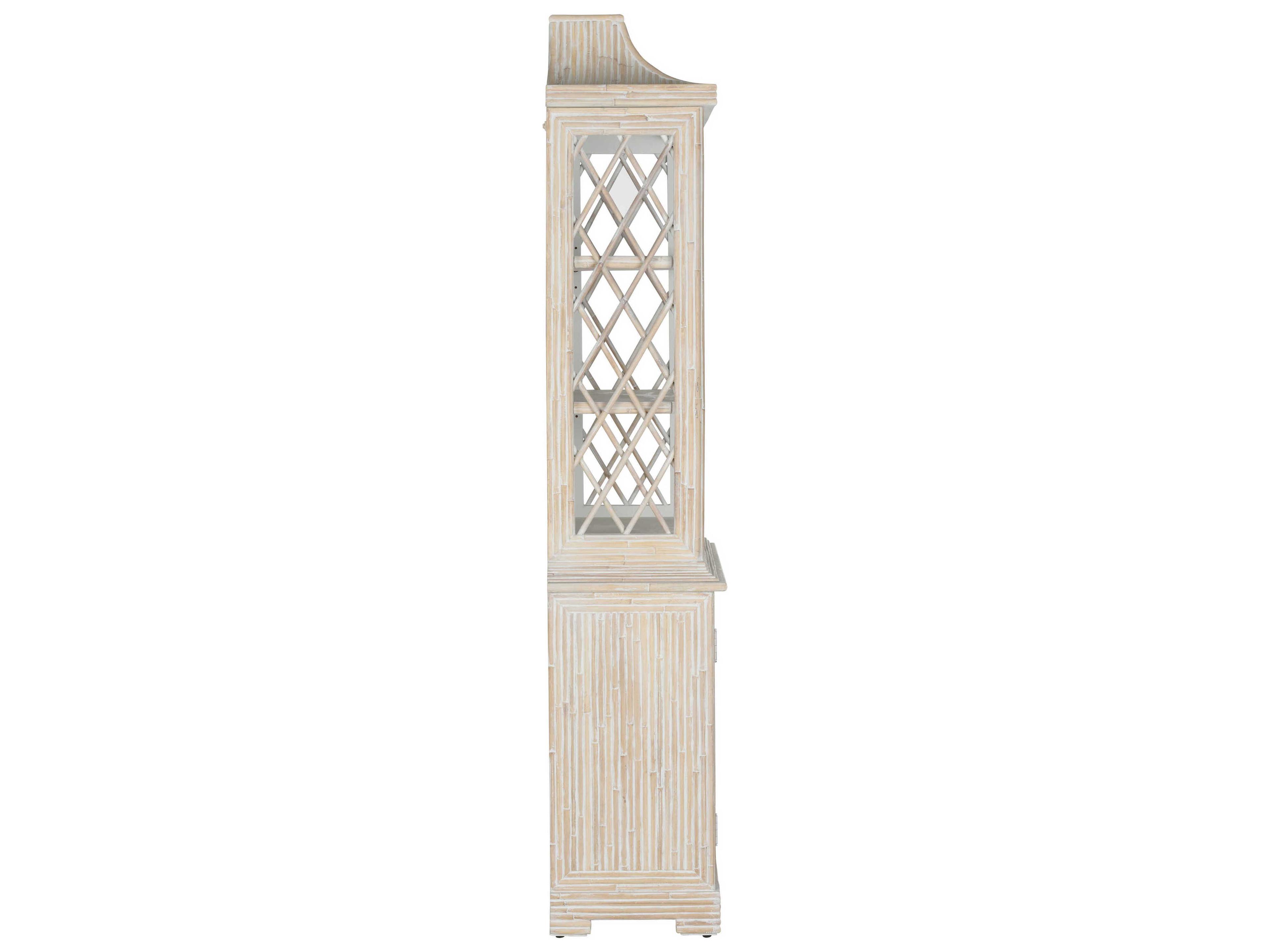 Chelsea House Jamie Merida Whitewashed Lyford Cay Bookcase