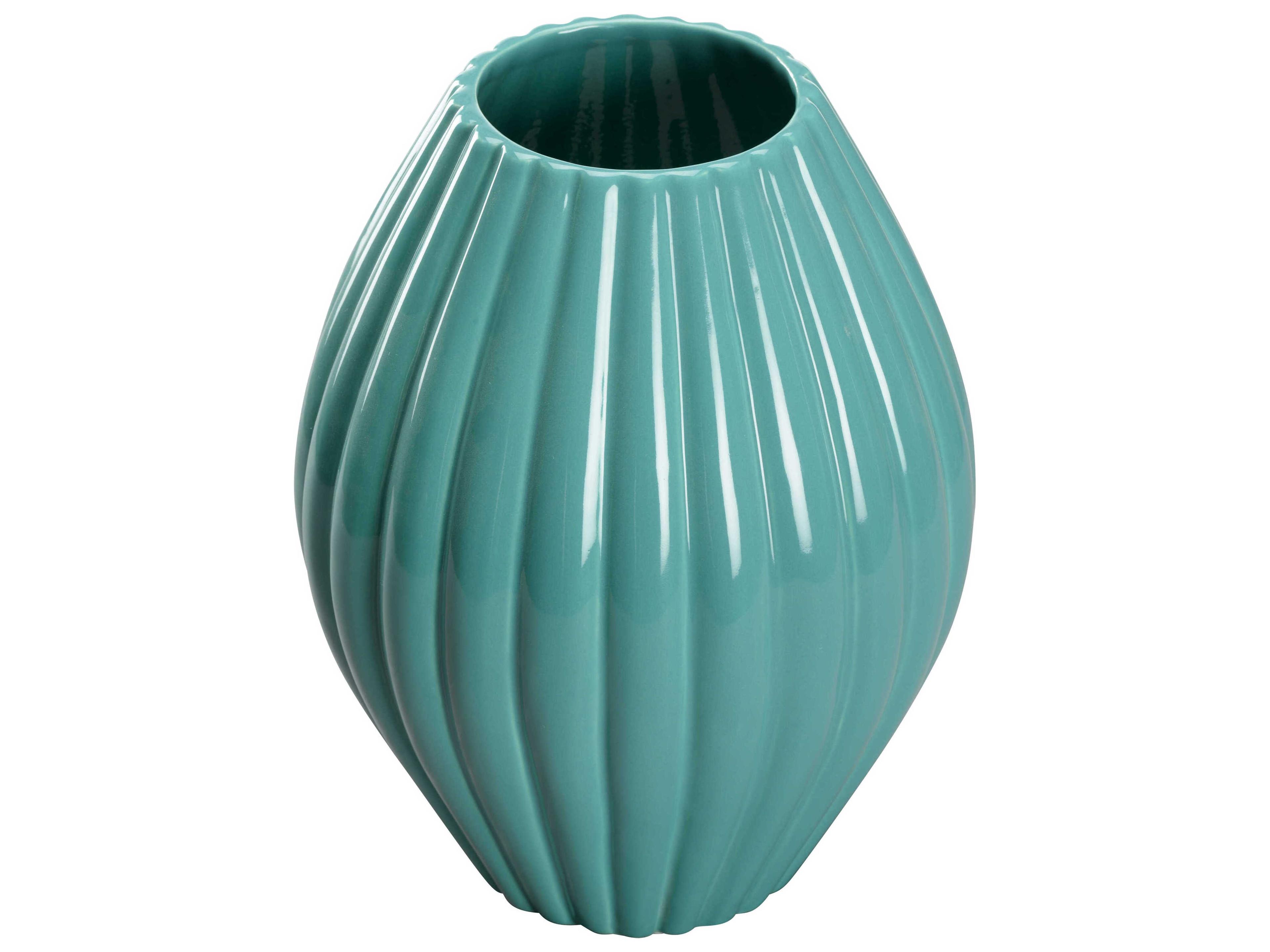 Chelsea House Elizabeth Wicker Teal Aubrey Vase