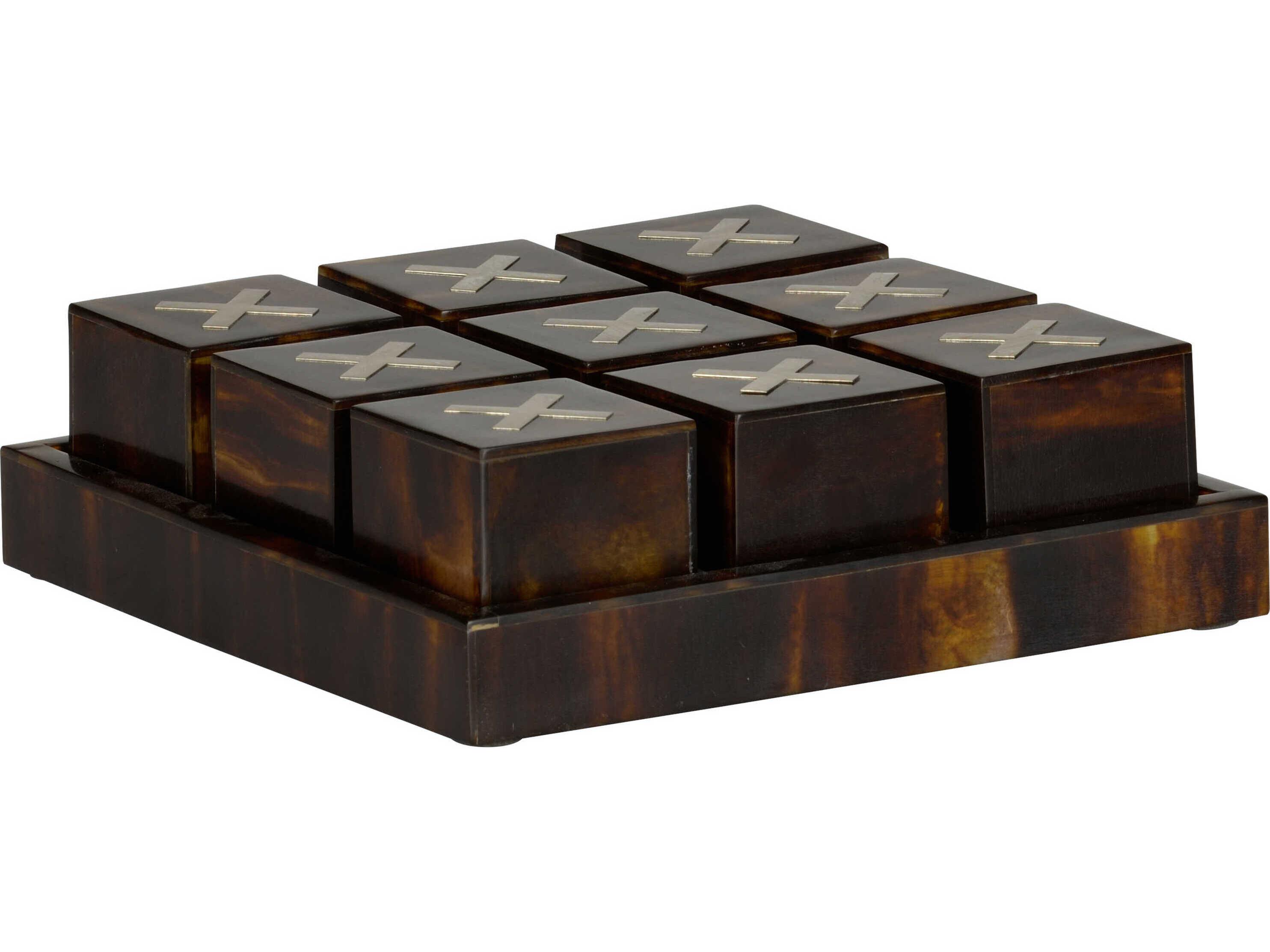 Chelsea House Tortoise Shell Nickel Tic Tac Toe