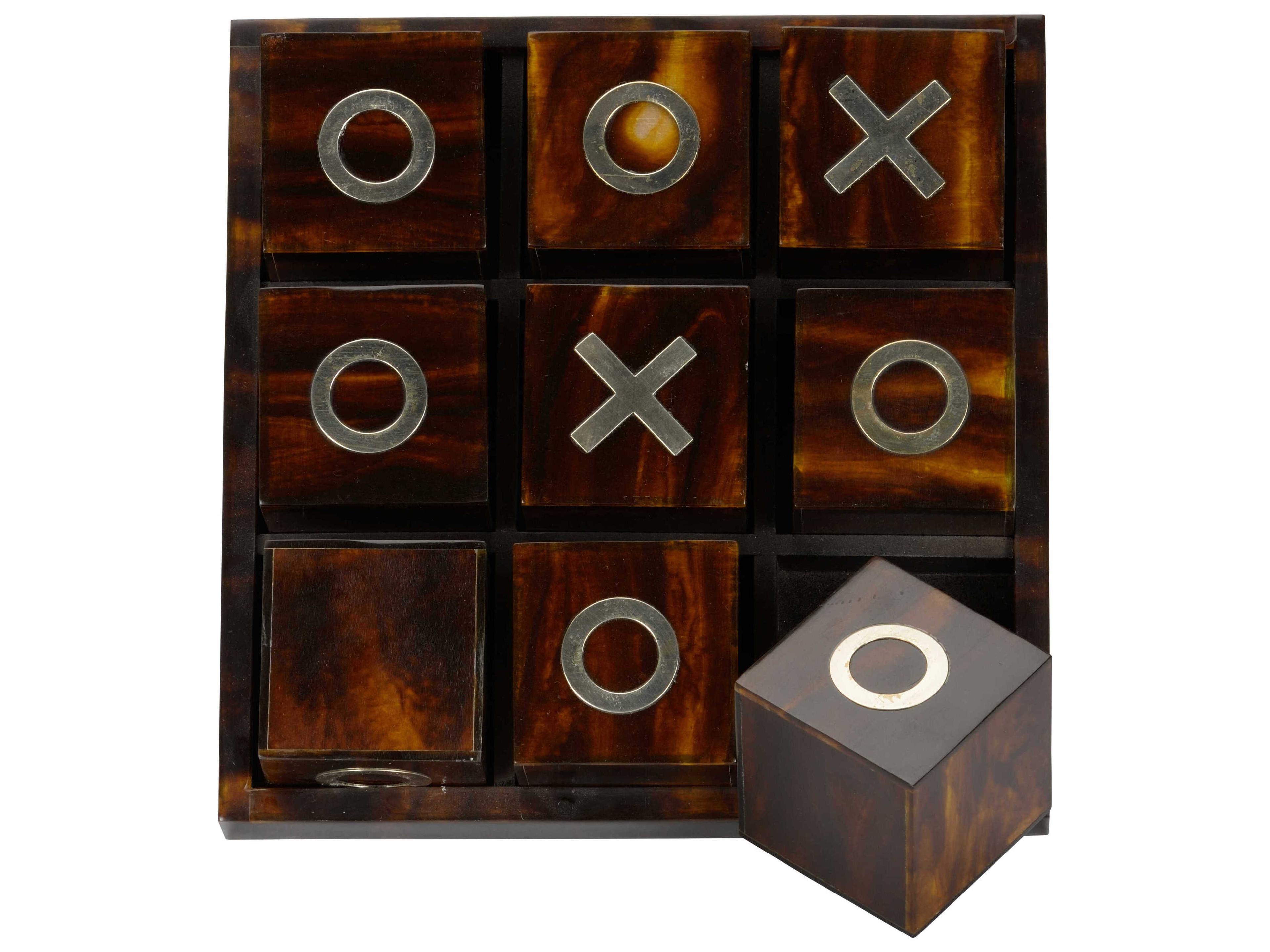 Chelsea House Tortoise Shell Nickel Tic Tac Toe