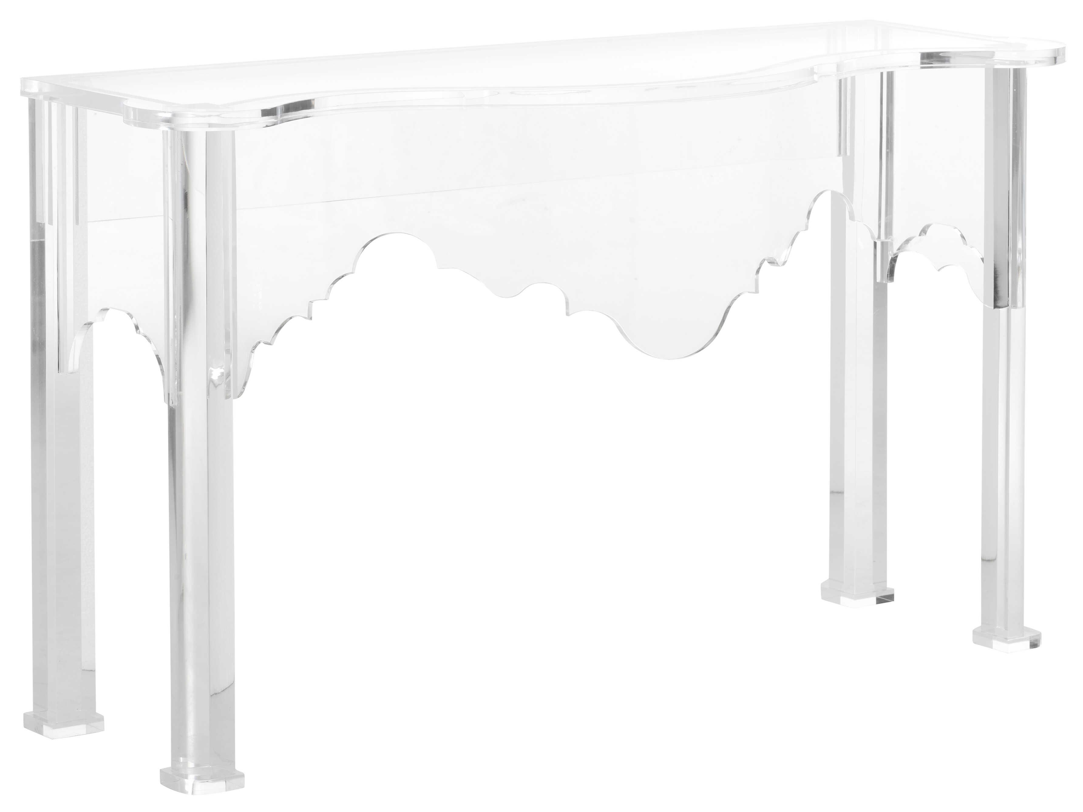 Chelsea House Jamie Merida Acrylic Clear Kensington Console Table