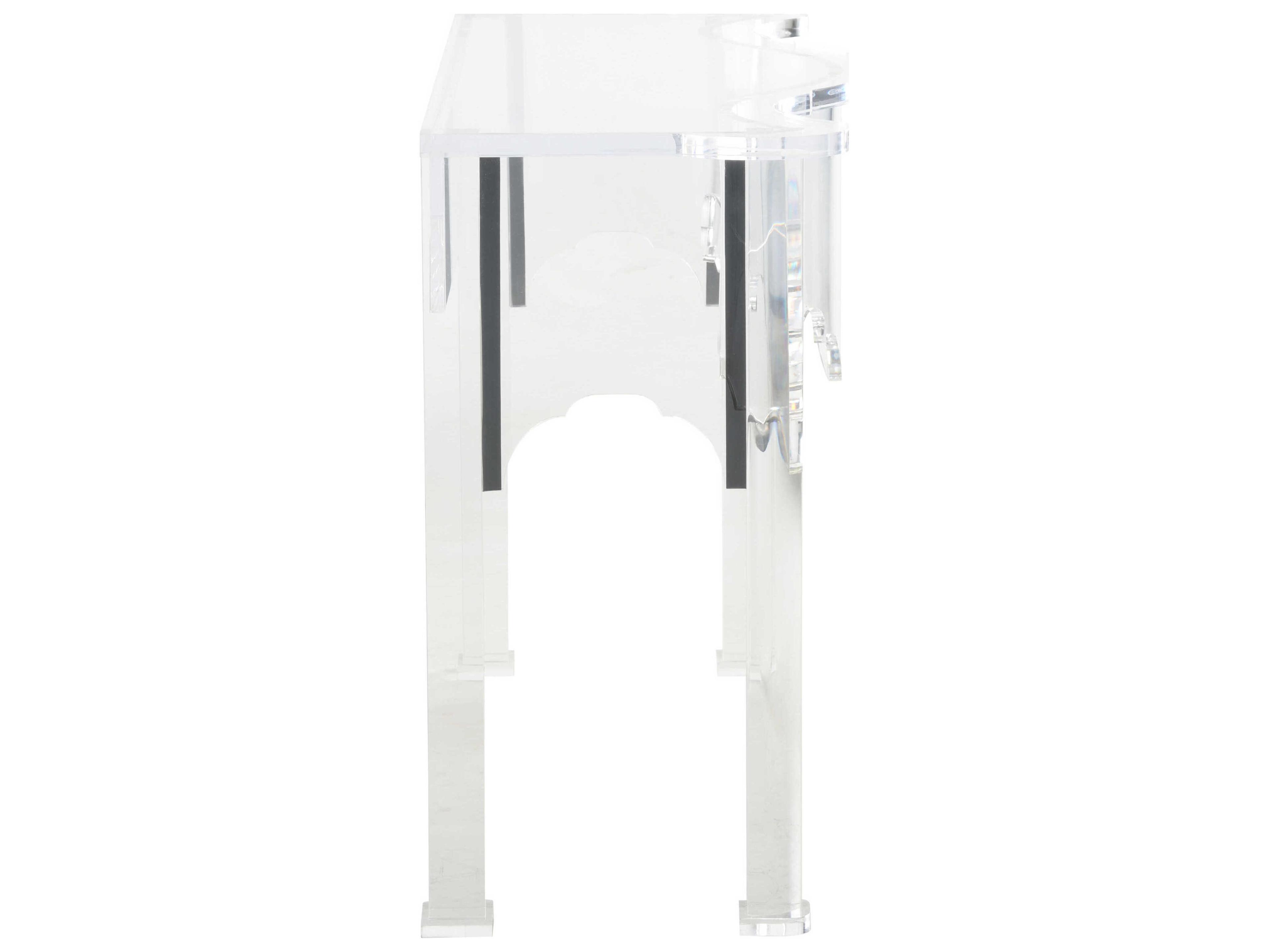 Chelsea House Jamie Merida Acrylic Clear Kensington Console Table